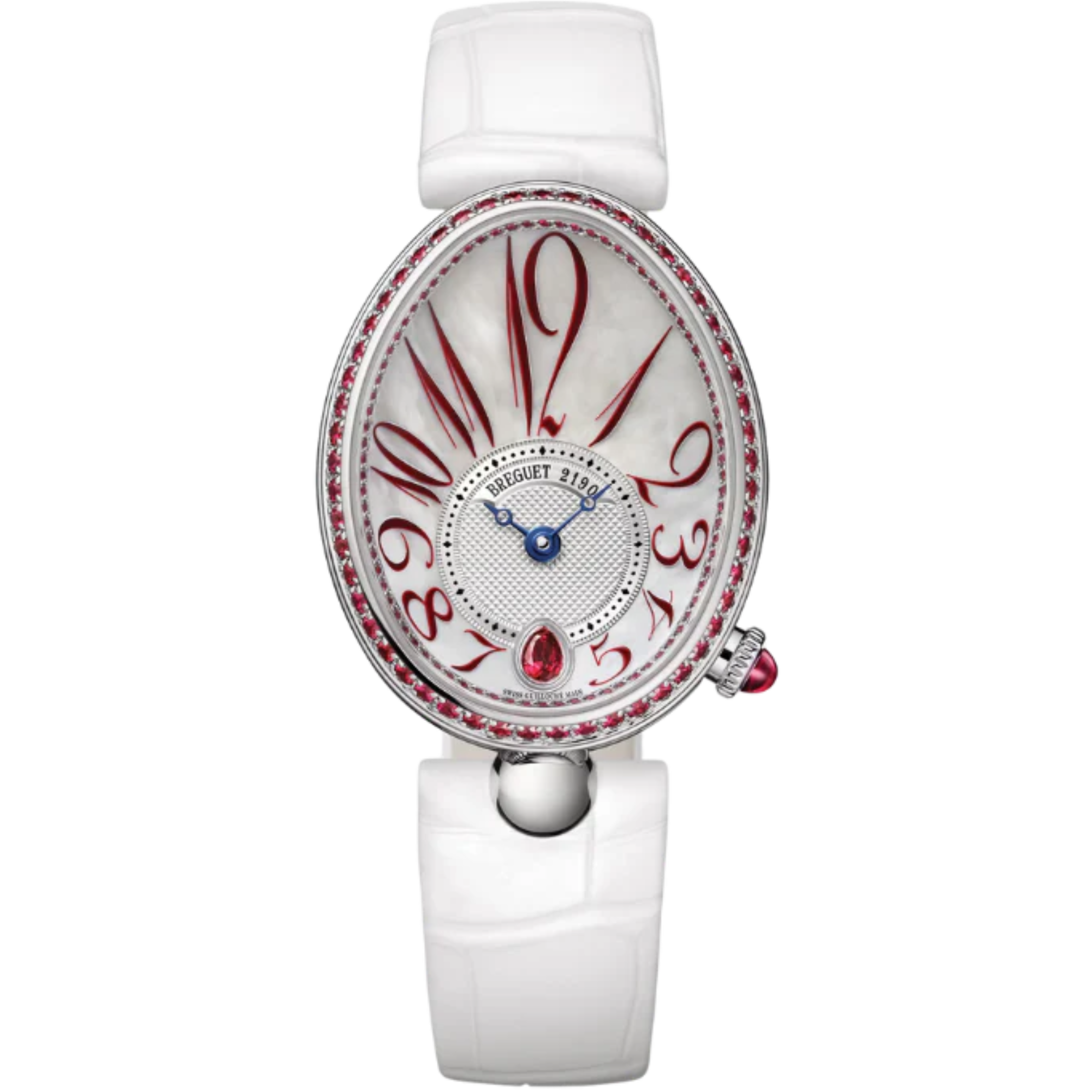 REINE DE NAPLES 8918 36 MM WHITE GOLD WITH MOTHER OF PEARL DIAL - Breguet