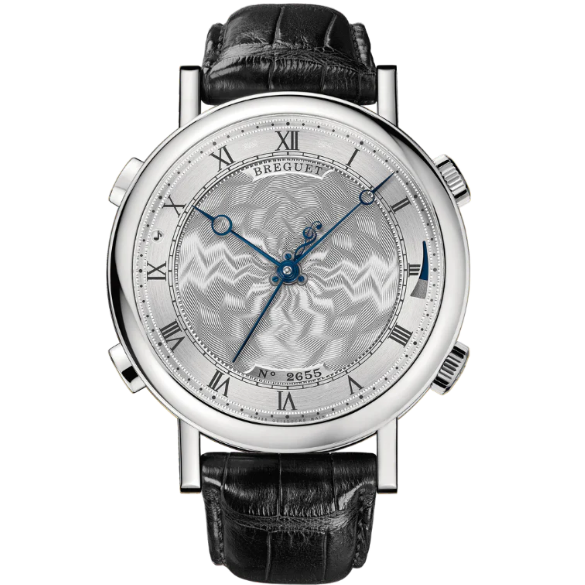 LA MUSICALE 7800 48 MM WHITE GOLD WITH SILVER DIAL - Breguet