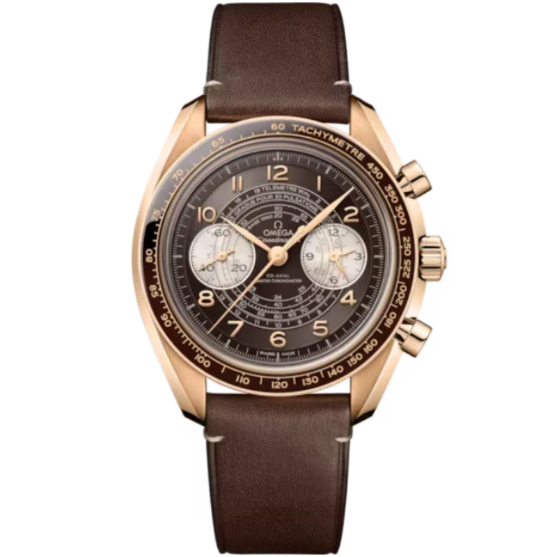 SPEEDMASTER CHRONOSCOPE 43 MM BRONZE GOLD WITH BROWN DIAL - Omega