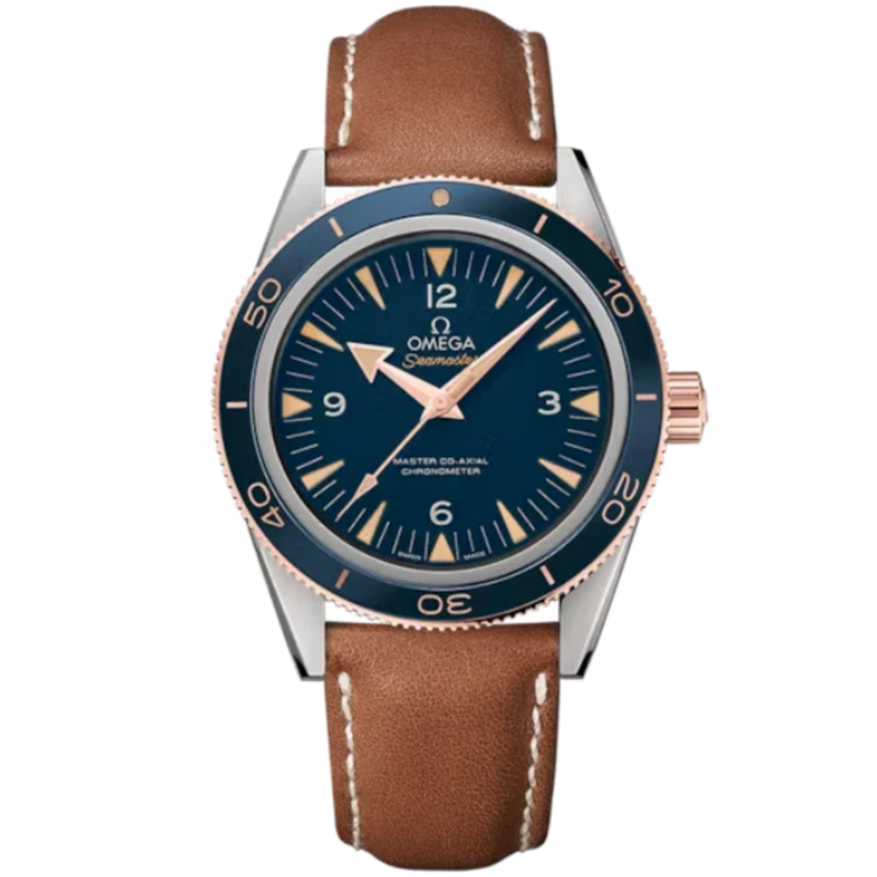SEAMASTER 300 41 MM TITANIUM - SEDNA™ GOLD WITH BLUE DIAL - Omega
