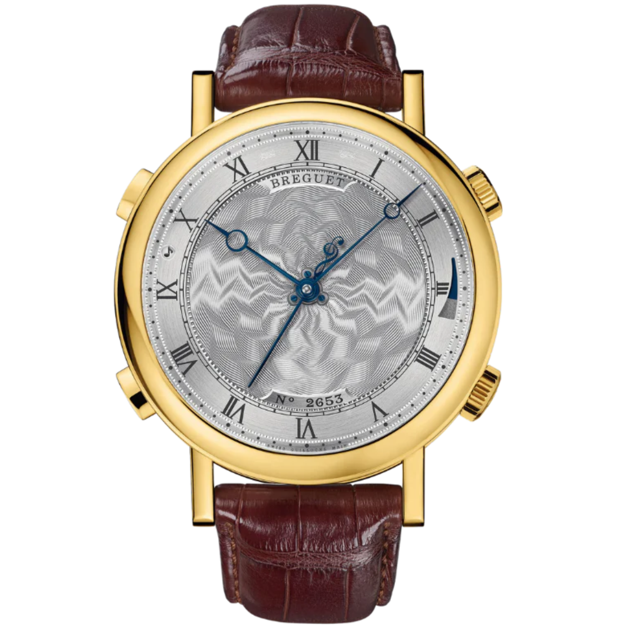 LA MUSICALE 7800 48 MM YELLOW GOLD WITH SILVER DIAL - Breguet