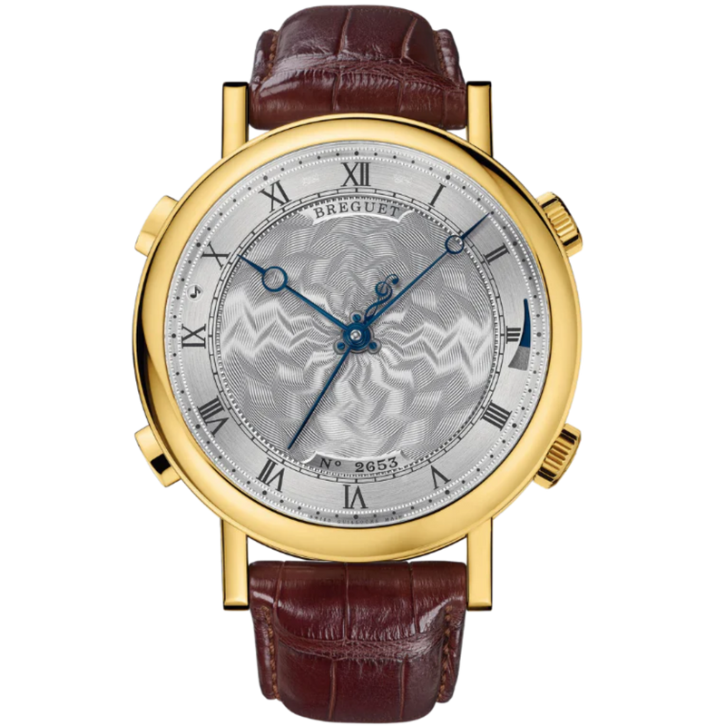 LA MUSICALE 7800 48 MM YELLOW GOLD WITH SILVER DIAL - Breguet