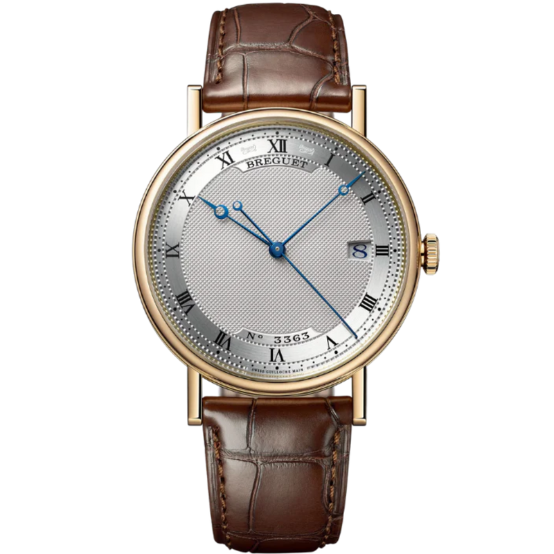 CLASSIQUE 5177 38 MM GOLD WITH SILVER DIAL - Breguet