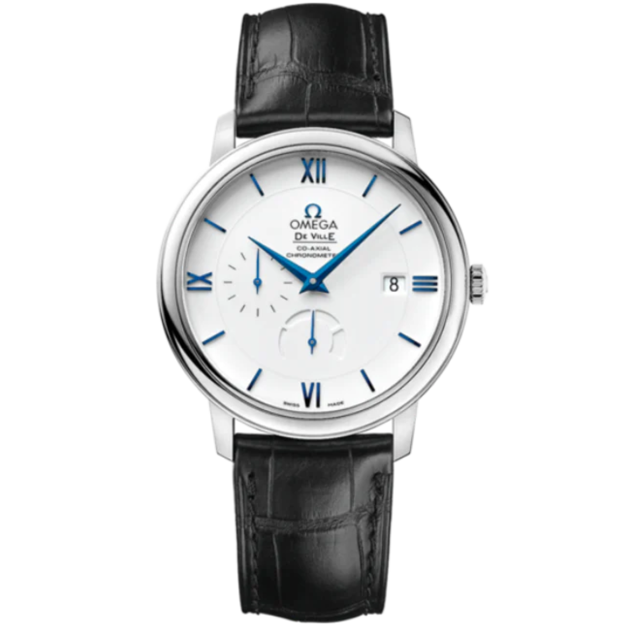 DE VILLE PRESTIGE 39 MM WHITE GOLD WITH WHITE DIAL - Omega