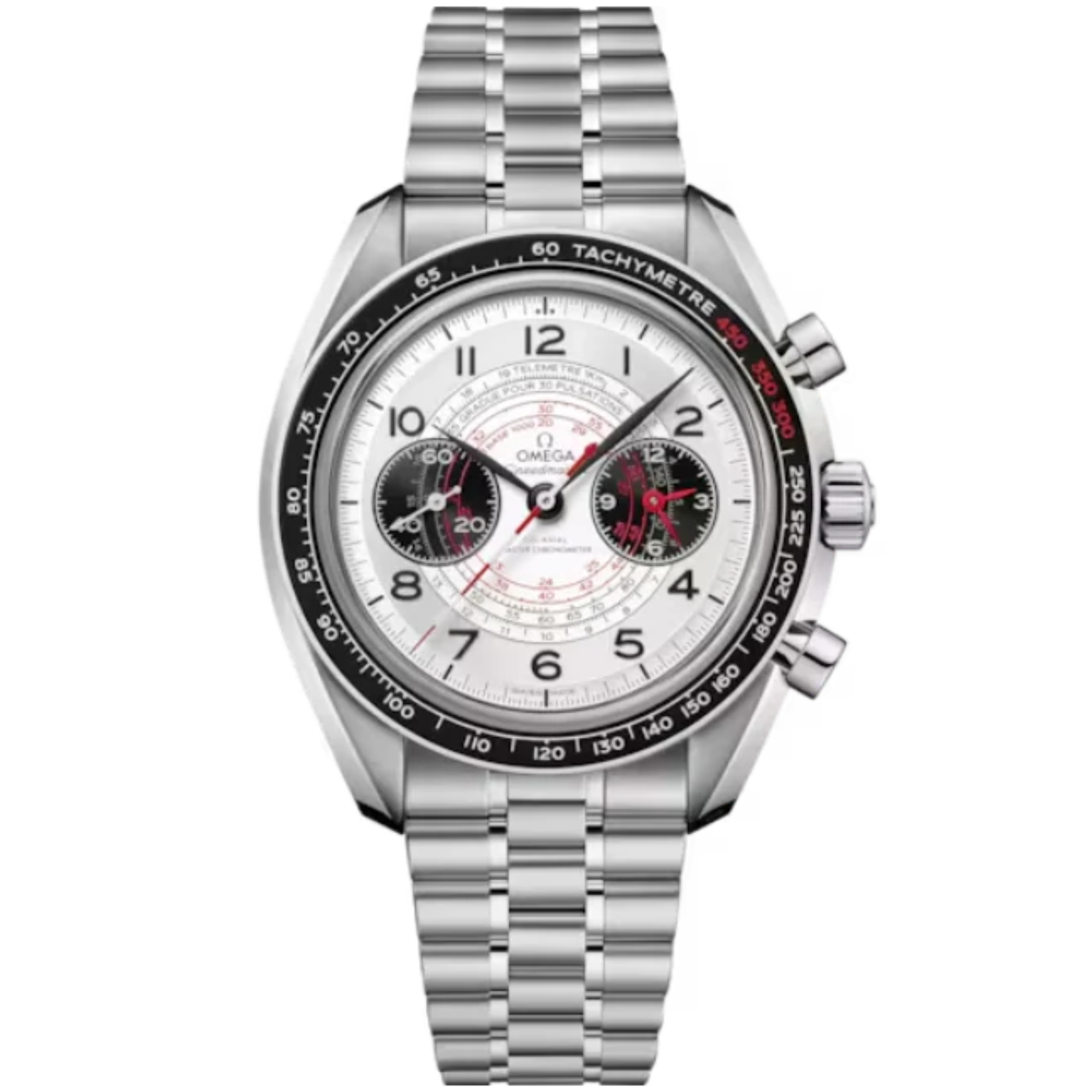 SPEEDMASTER CHRONOSCOPE 43 MM STAINLESS STEEL WITH SILVER DIAL - Omega