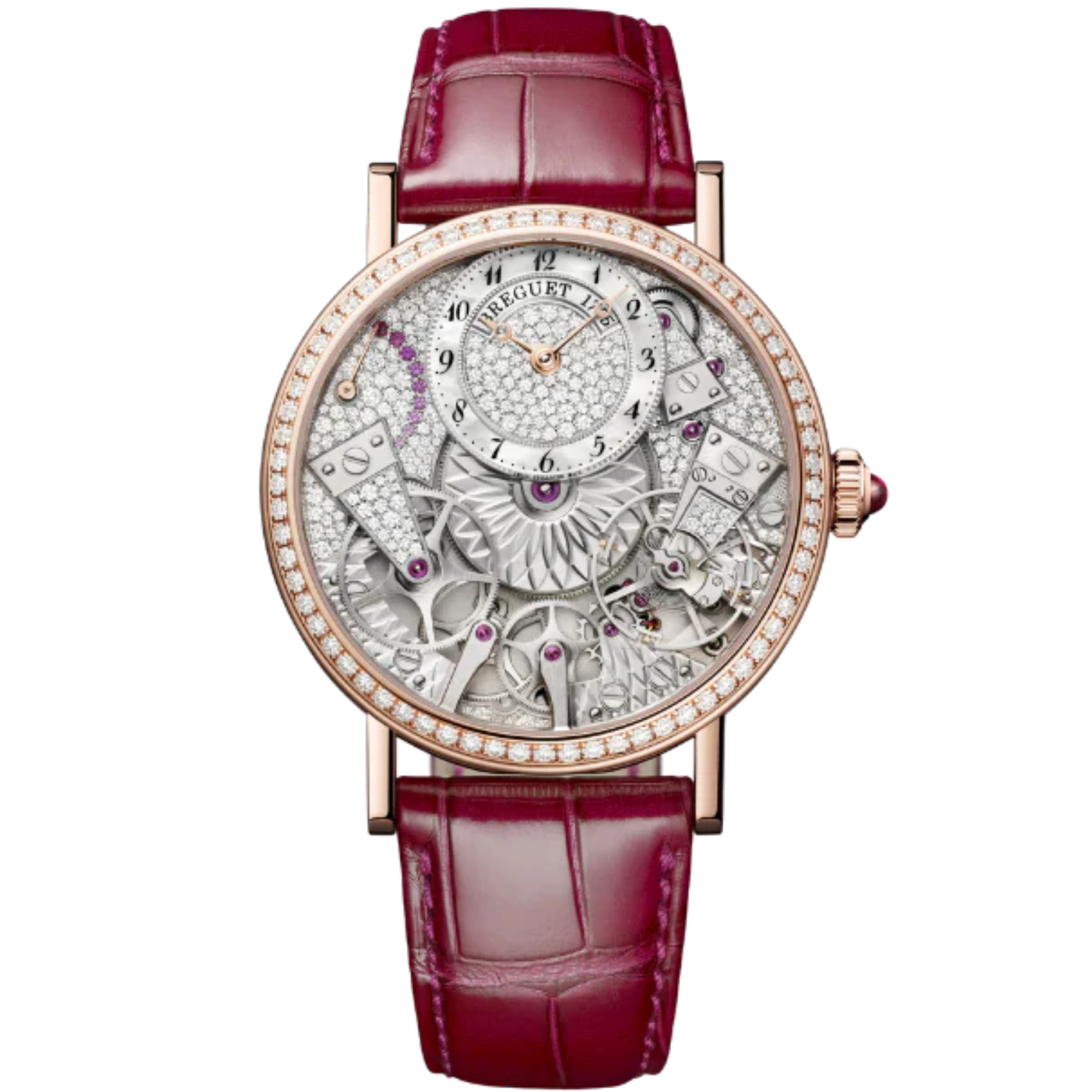 TRADITION 7035 37 MM ROSE GOLD WITH MOTHER OF PEARL DIAL - Breguet