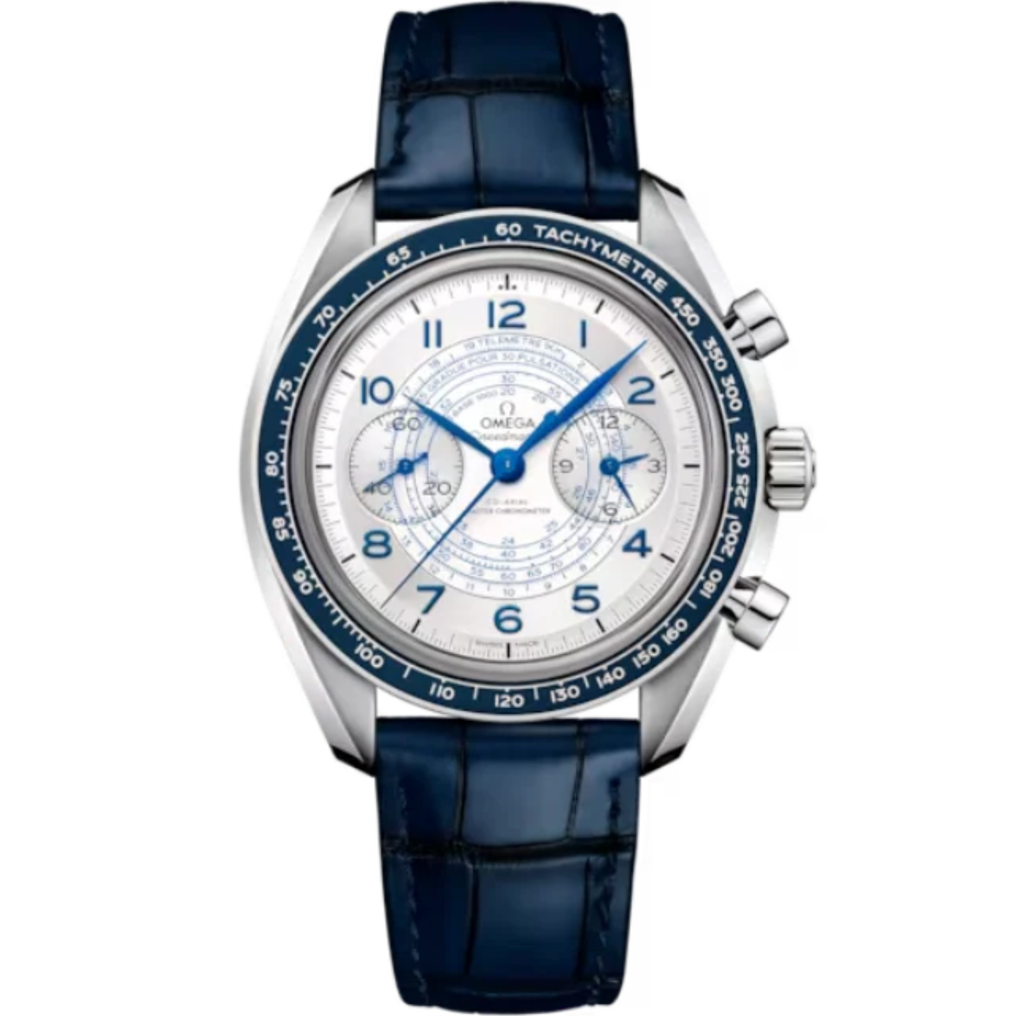 SPEEDMASTER CHRONOSCOPE 43 MM STAINLESS STEEL WITH SILVER DIAL - Omega