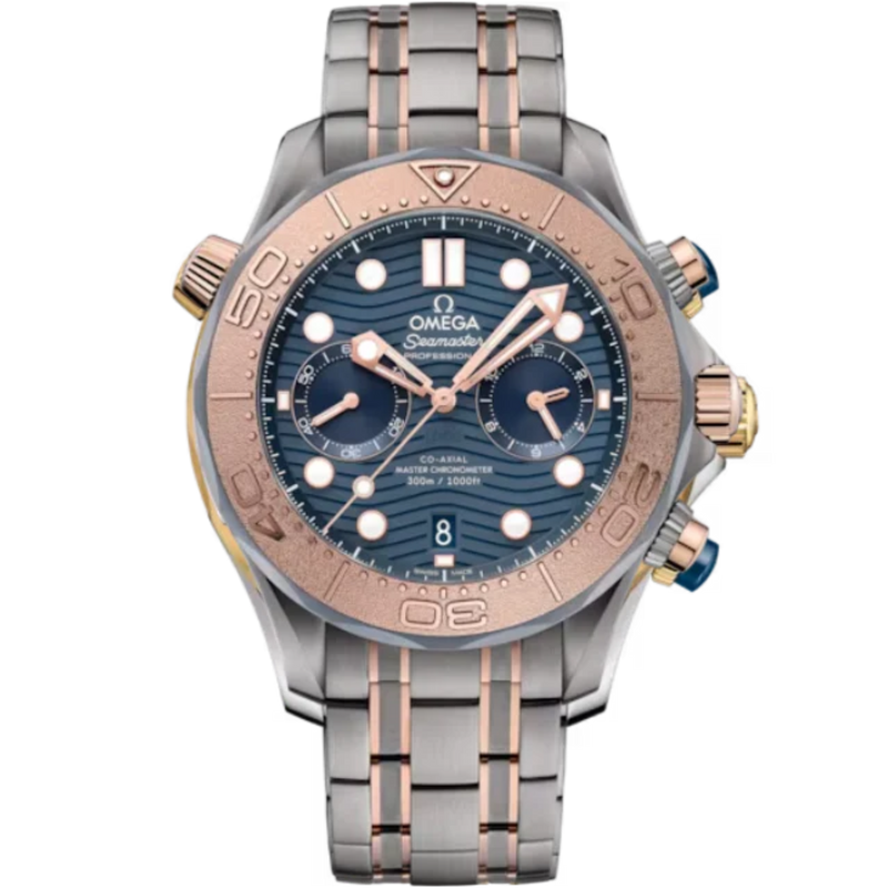 SEAMASTER DIVER 300M 44 MM TITANIUM - SEDNA™ GOLD WITH BLUE DIAL - Omega