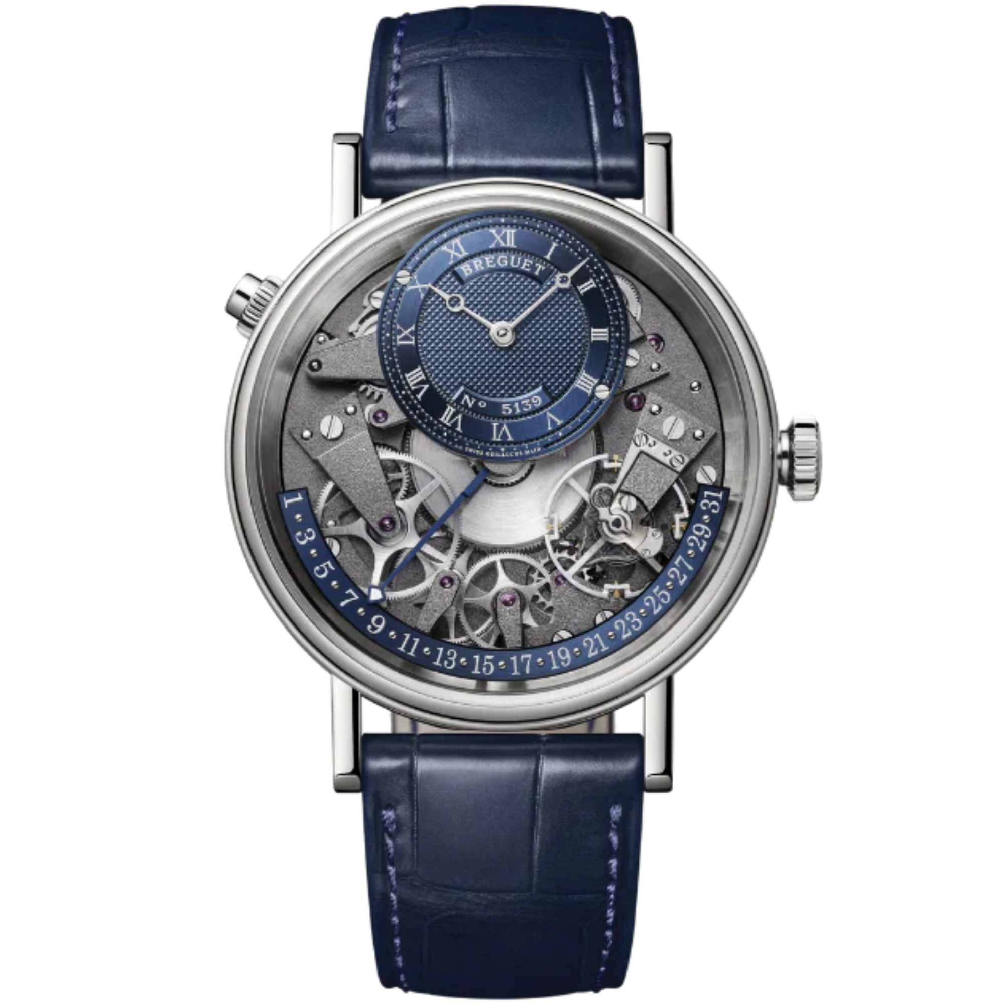 TRADITION QUANTIEME RETROGRADE 7597 40 MM WHITE GOLD WITH BLUE DIAL - Breguet