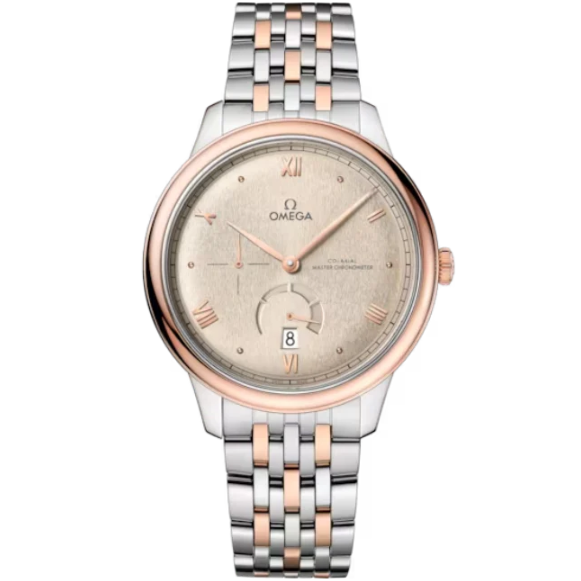 DE VILLE PRESTIGE 41 MM STAINLESS STEEL - SEDNA™ GOLD WITH LINEN DIAL - Omega