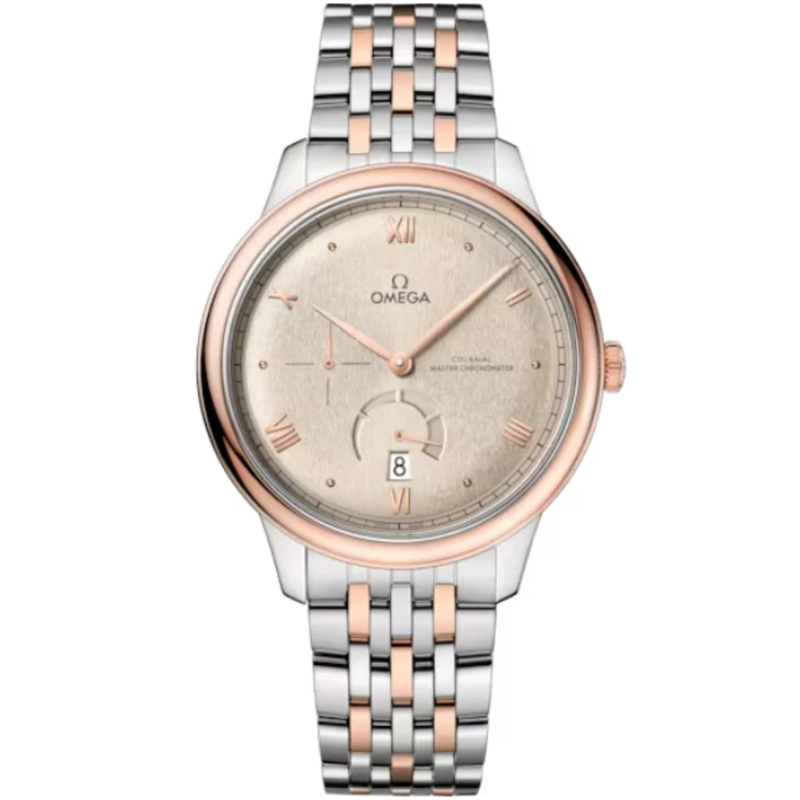 DE VILLE PRESTIGE 41 MM STAINLESS STEEL - SEDNA™ GOLD WITH LINEN DIAL - Omega