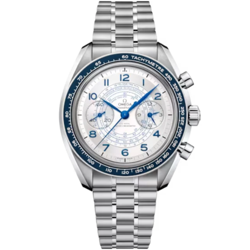 SPEEDMASTER CHRONOSCOPE 43 MM STAINLESS STEEL WITH SILVER DIAL - Omega