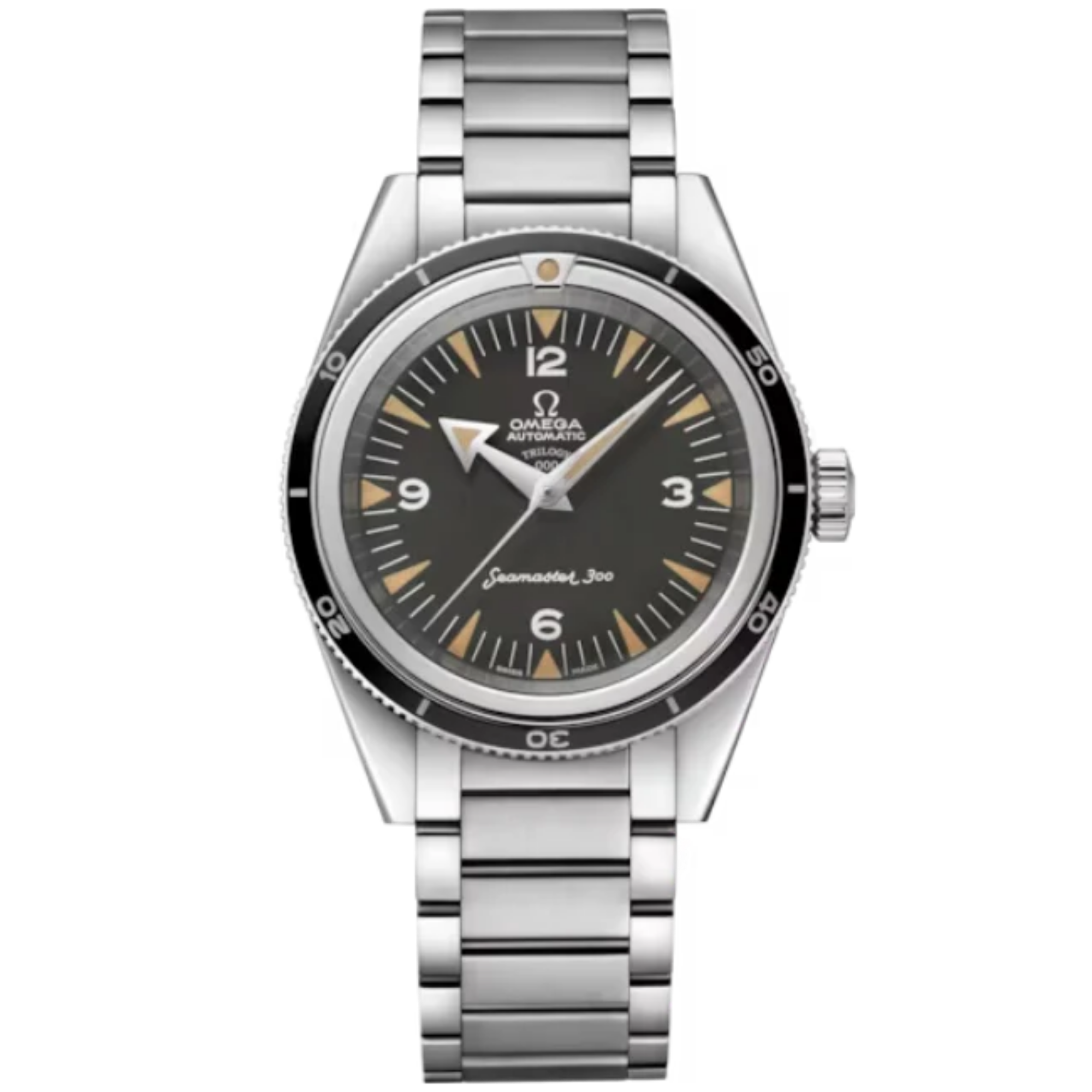 SEAMASTER 300 TRILOGY SET LIMITED EDITION 557 39 MM STAINLESS STEEL WITH BLACK DIAL - Omega