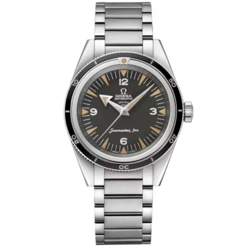 SEAMASTER 300 TRILOGY SET LIMITED EDITION 557 39 MM STAINLESS STEEL WITH BLACK DIAL - Omega
