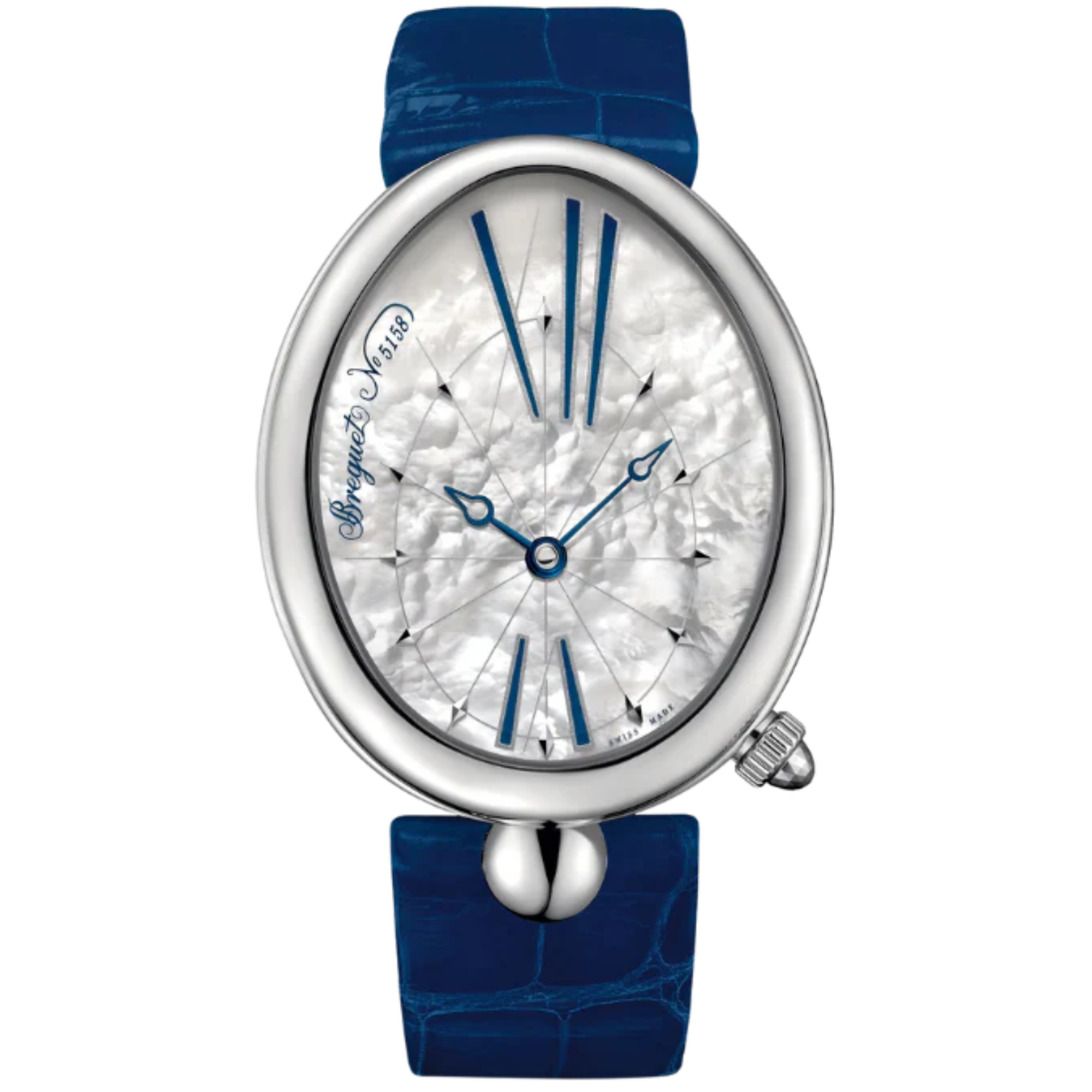 REINE DE NAPLES 8967 43 MM STAINLESS STEEL WITH MOTHER OF PEARL DIAL - Breguet