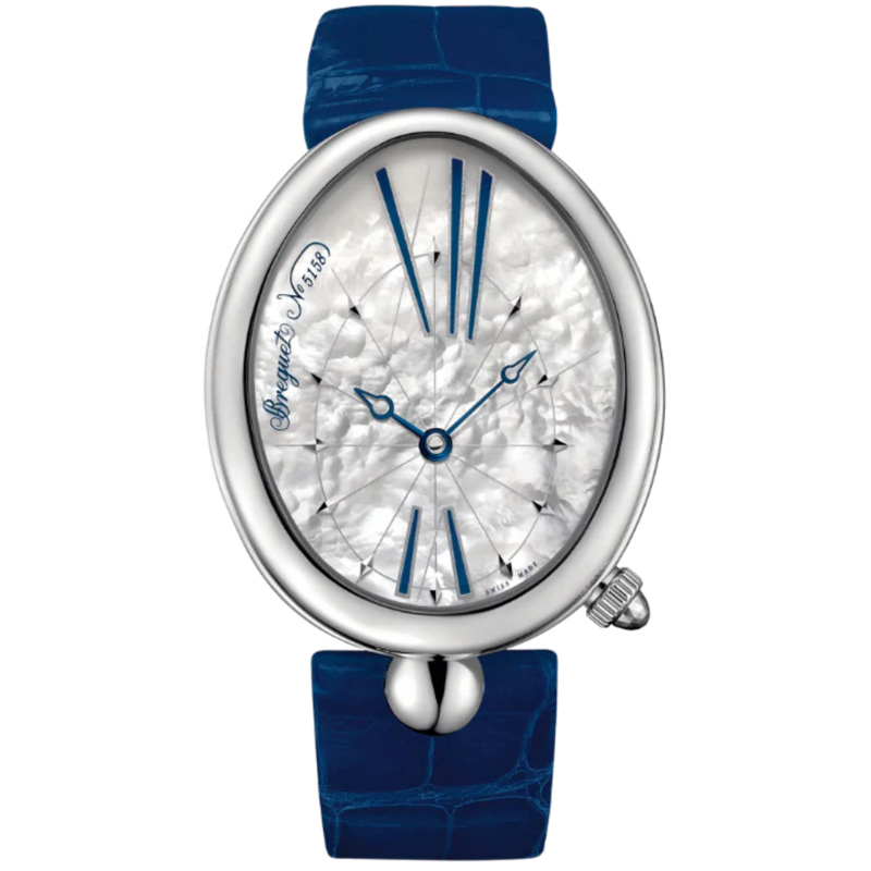 REINE DE NAPLES 8967 43 MM STAINLESS STEEL WITH MOTHER OF PEARL DIAL - Breguet