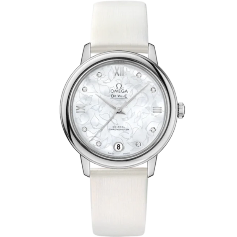 DE VILLE PRESTIGE BUTTERFLY 33 MM STAINLESS STEEL WITH MOTHER OF PEARL DIAL - Omega