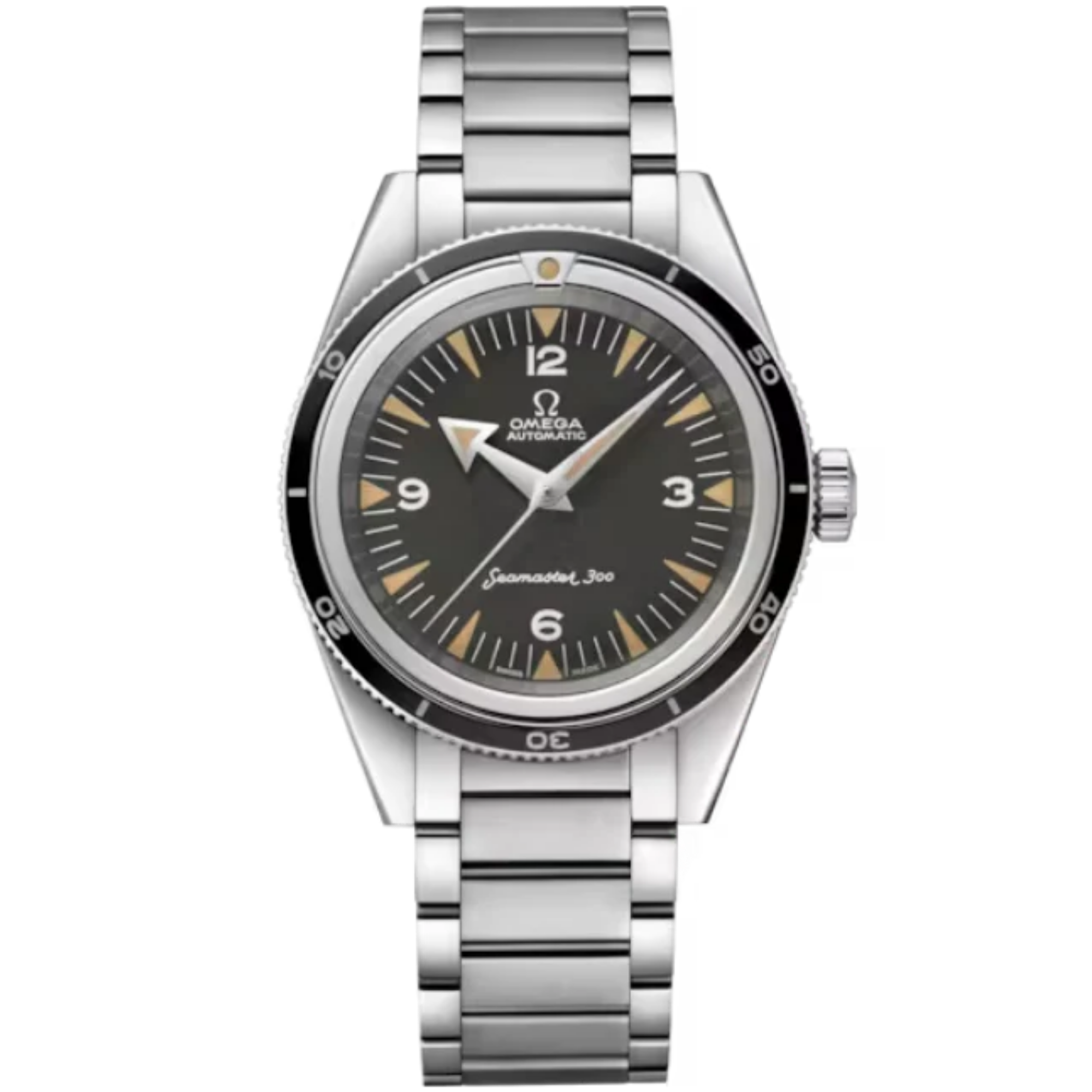 SEAMASTER 300 THE 1957 TRILOGY 39 MM STAINLESS STEEL WITH BLACK DIAL - Omega