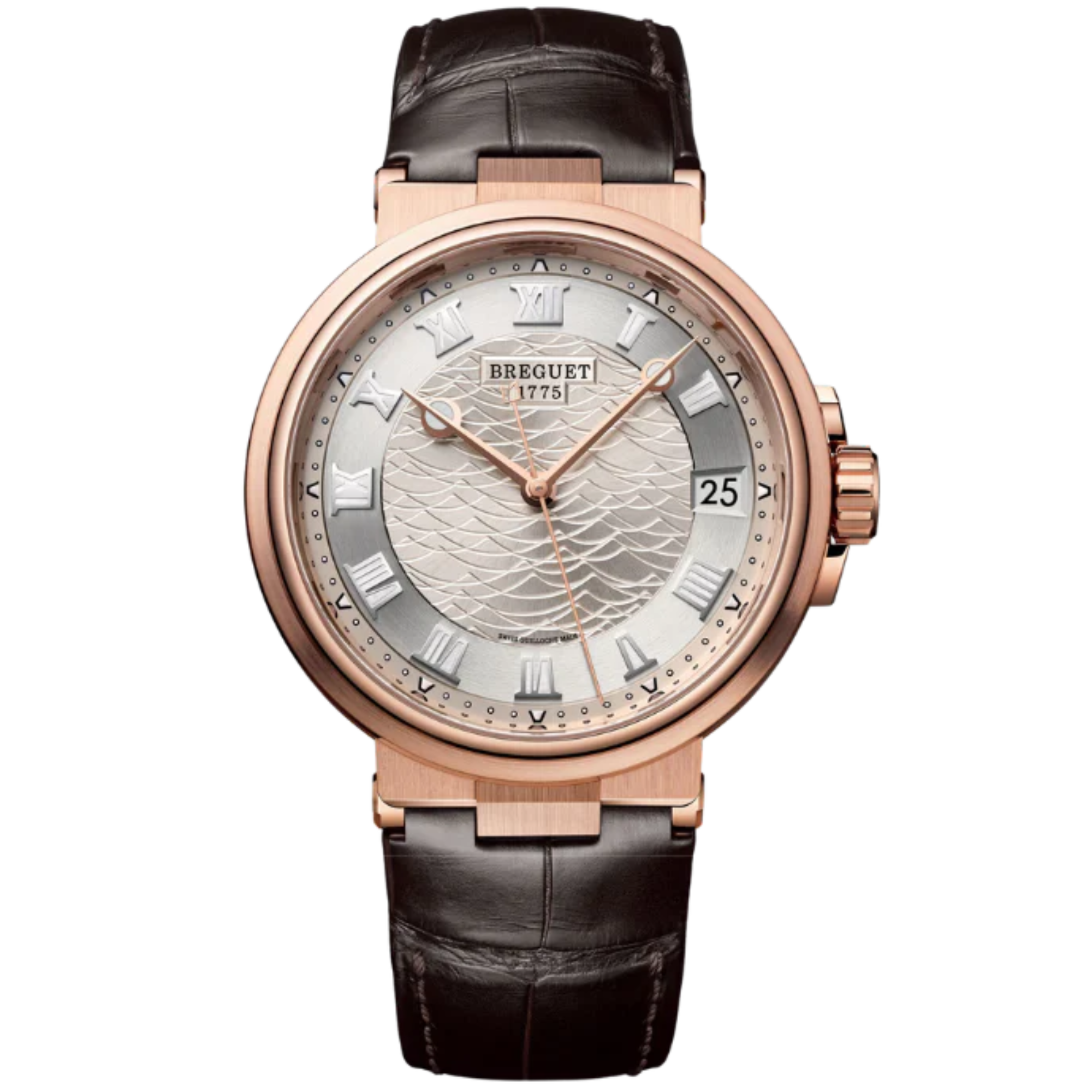 MARINE 5517 40 ROSE GOLD WITH SILVER DIAL - Breguet