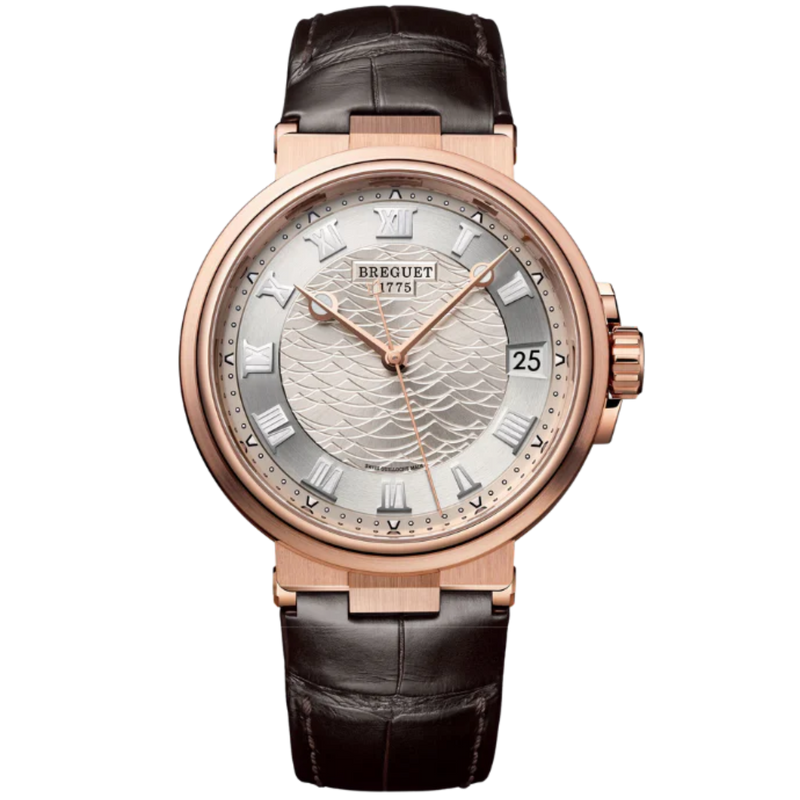 MARINE 5517 40 ROSE GOLD WITH SILVER DIAL - Breguet