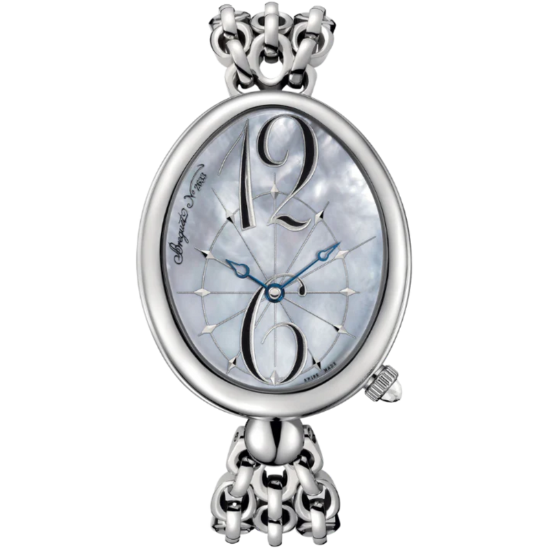 REINE DE NAPLES 8967 43 MM STAINLESS STEEL WITH MOTHER OF PEARL DIAL - Breguet