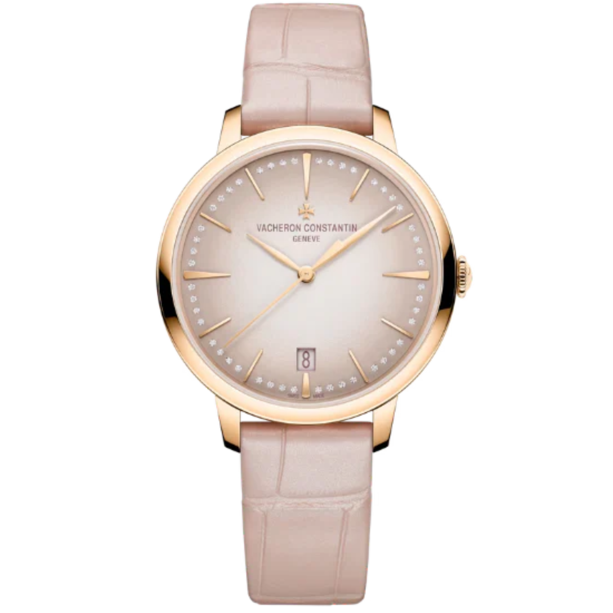 PATRIMONY SELF-WINDING 36 MM PINK GOLD WITH PINK BRASS DIAL - Vacheron Constantin