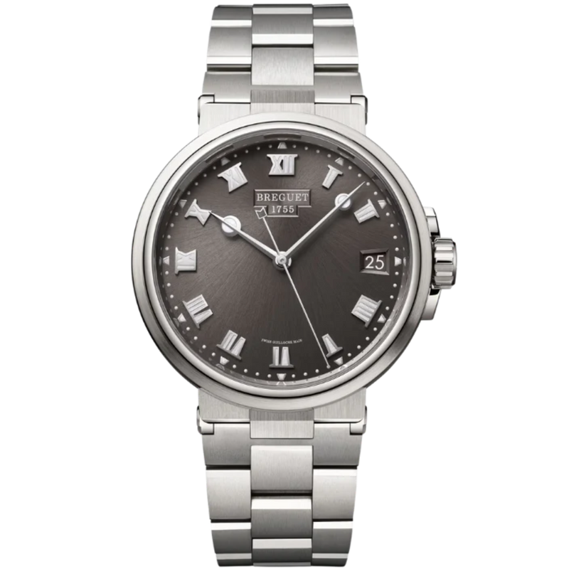 MARINE 5517 40 TITANIUM WITH GREY DIAL - Breguet