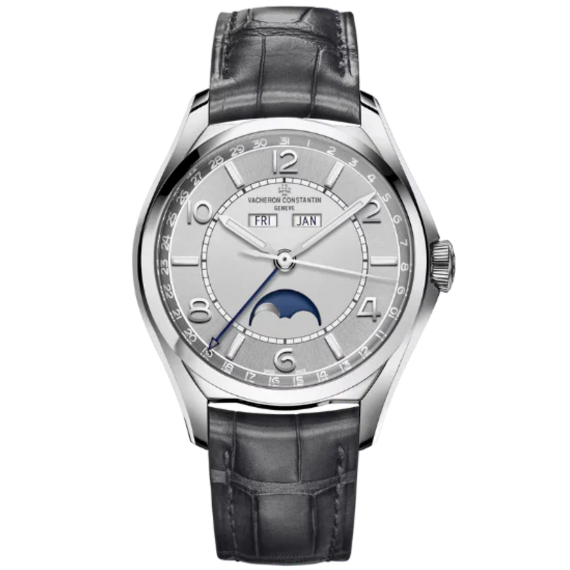 FIFTYSIX COMPLETE CALENDAR 40 MM STAINLESS STEEL WITH WHITE BRASS DIAL - Vacheron Constantin