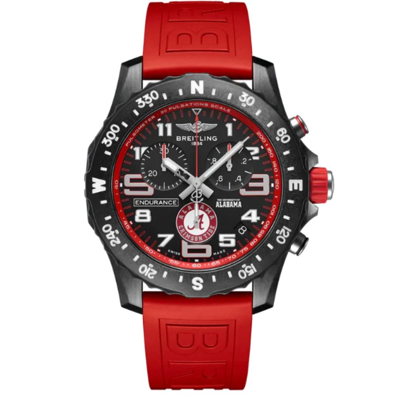 ENDURANCE PRO THE UNIVERSITY OF ALABAMA® 44 MM BREITLIGHT® CASE WITH BLACK DIAL - Breitling