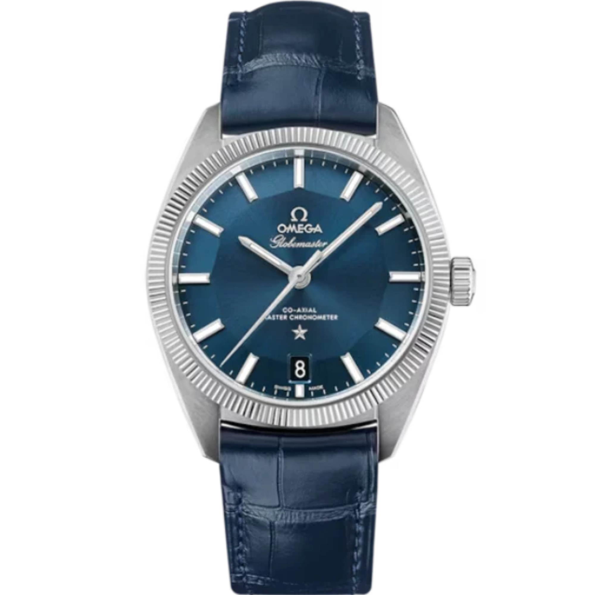 CONSTELLATION GLOBEMASTER 39 MM STAINLESS STEEL WITH BLUE DIAL - Omega