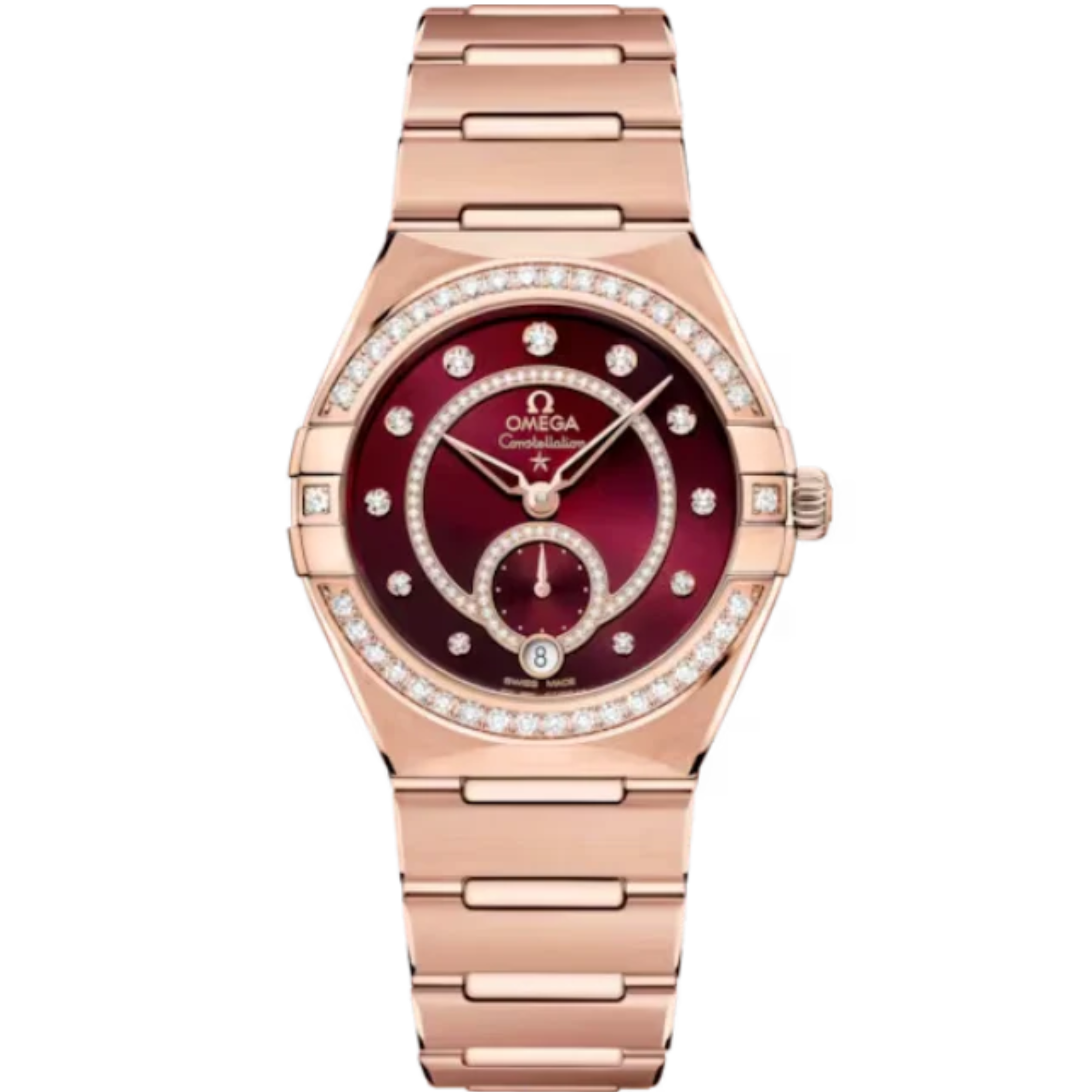 CONSTELLATION 34 MM SEDNA™ GOLD WITH RED DIAL - Omega