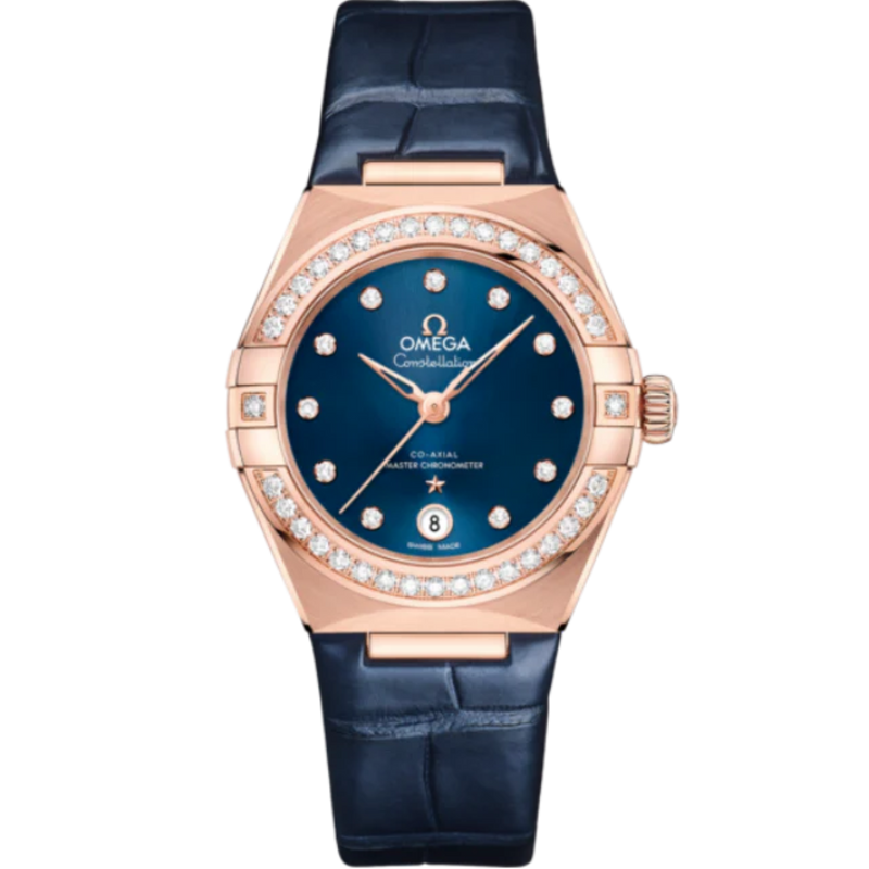 CONSTELLATION 29 MM SEDNA™ GOLD WITH BLUE DIAL - Omega