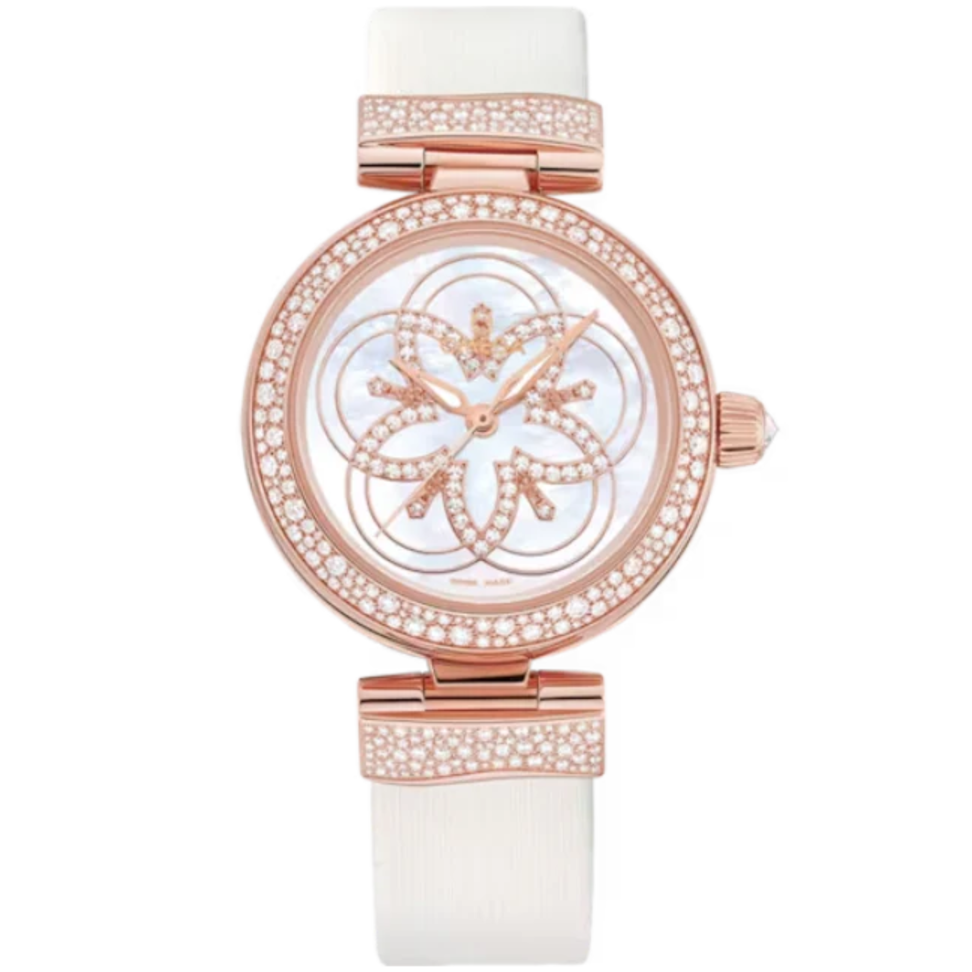 DE VILLE LADYMATIC 34 MM SEDNA™ GOLD WITH MOTHER OF PEARL DIAL - Omega