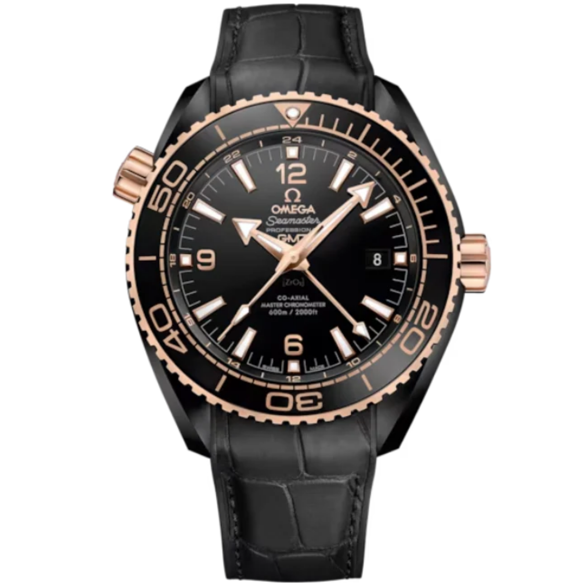 SEAMASTER PLANET OCEAN 600M DEEP BLACK 45 MM BLACK CERAMIC - SEDNA™ GOLD WITH BLACK DIAL - Omega