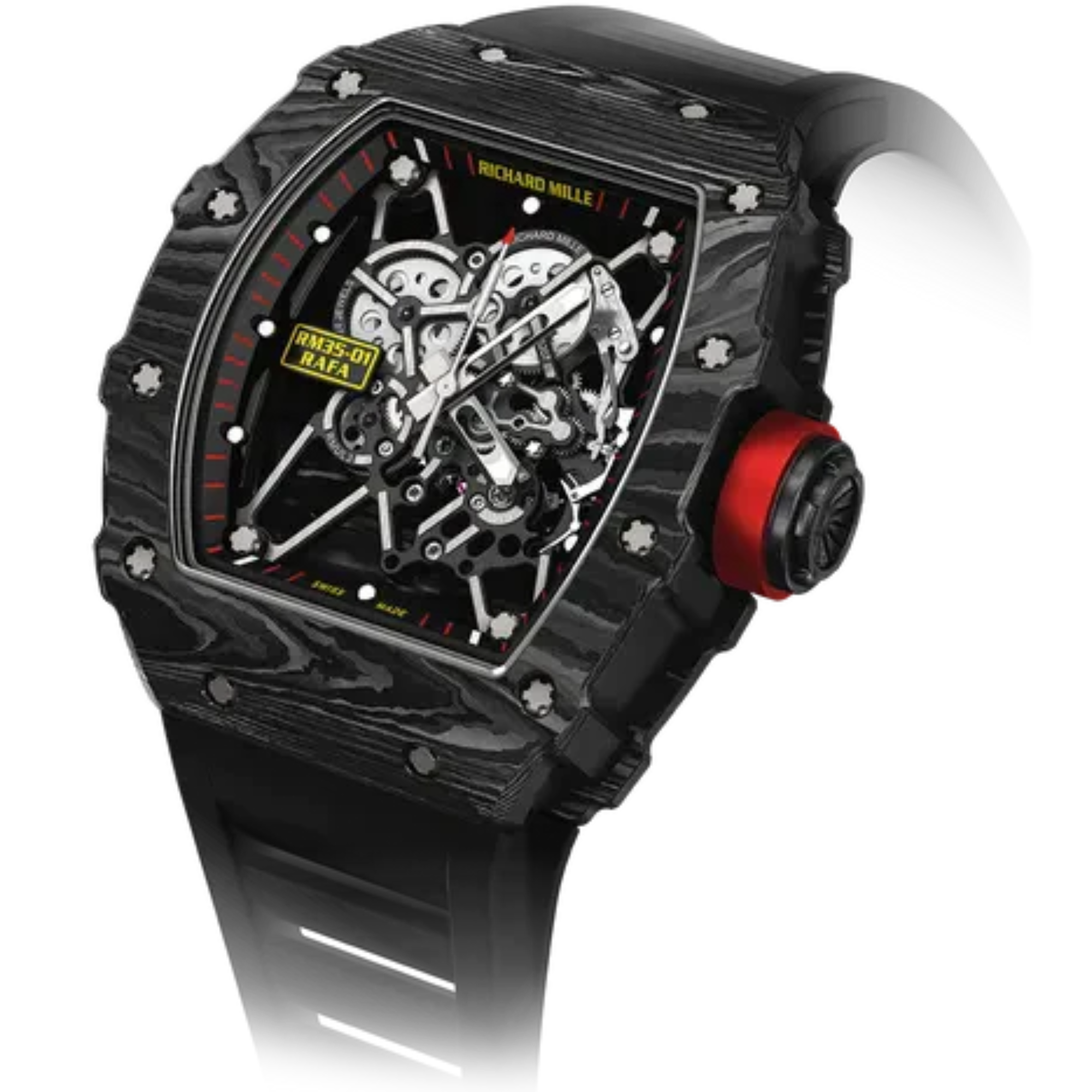 RM 35-01 Rafael Nadal NTPT Limited Edition Manual Winding Black Textile Carbon Case - Richard Mille