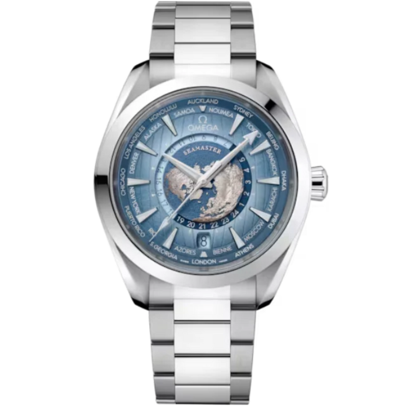 SEAMASTER AQUA TERRA 150M 43 MM STAINLESS STEEL WITH BLUE DIAL - Omega