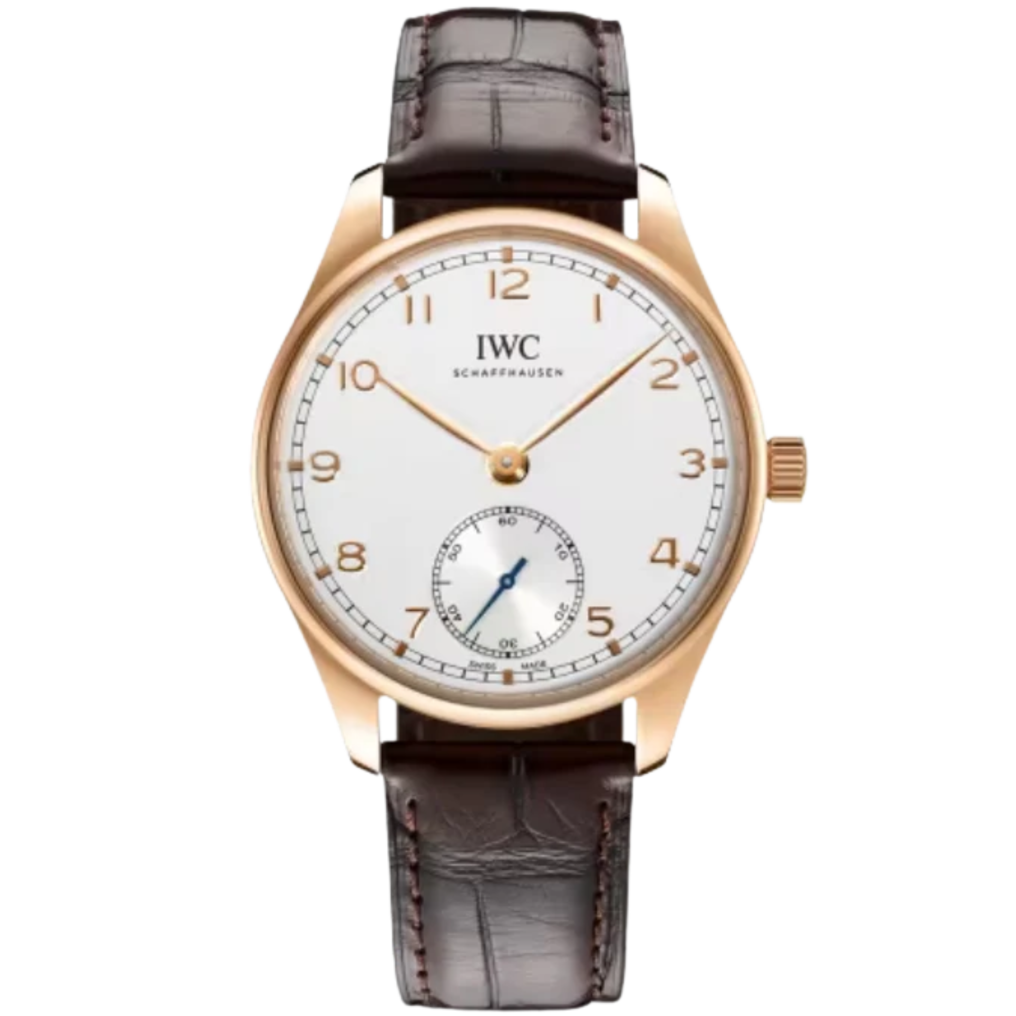 PORTUGIESER AUTOMATIC 40 MM GOLD WITH WHITE DIAL - IWC