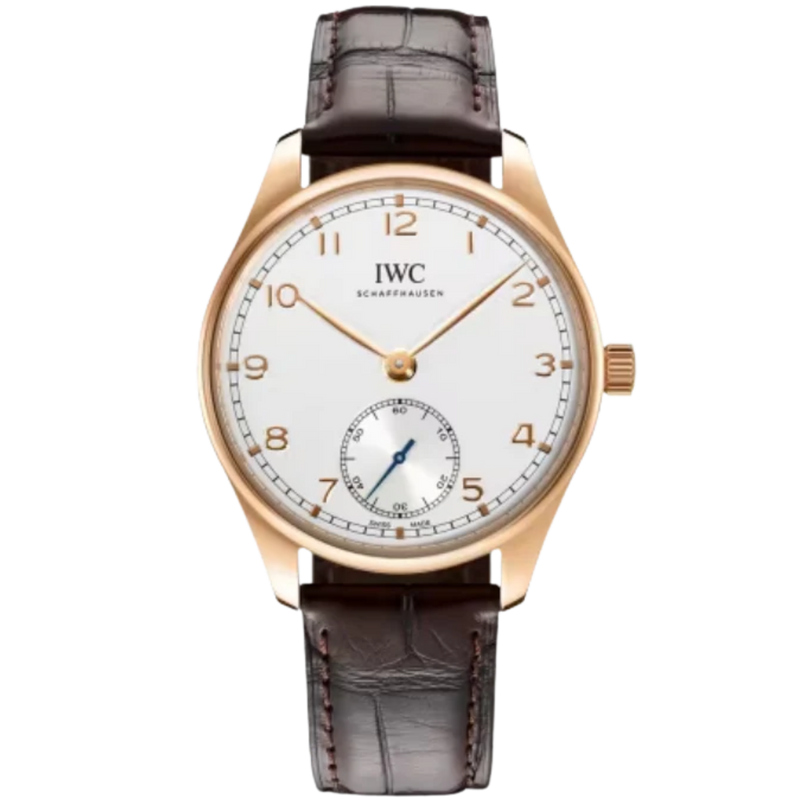 PORTUGIESER AUTOMATIC 40 MM GOLD WITH WHITE DIAL - IWC
