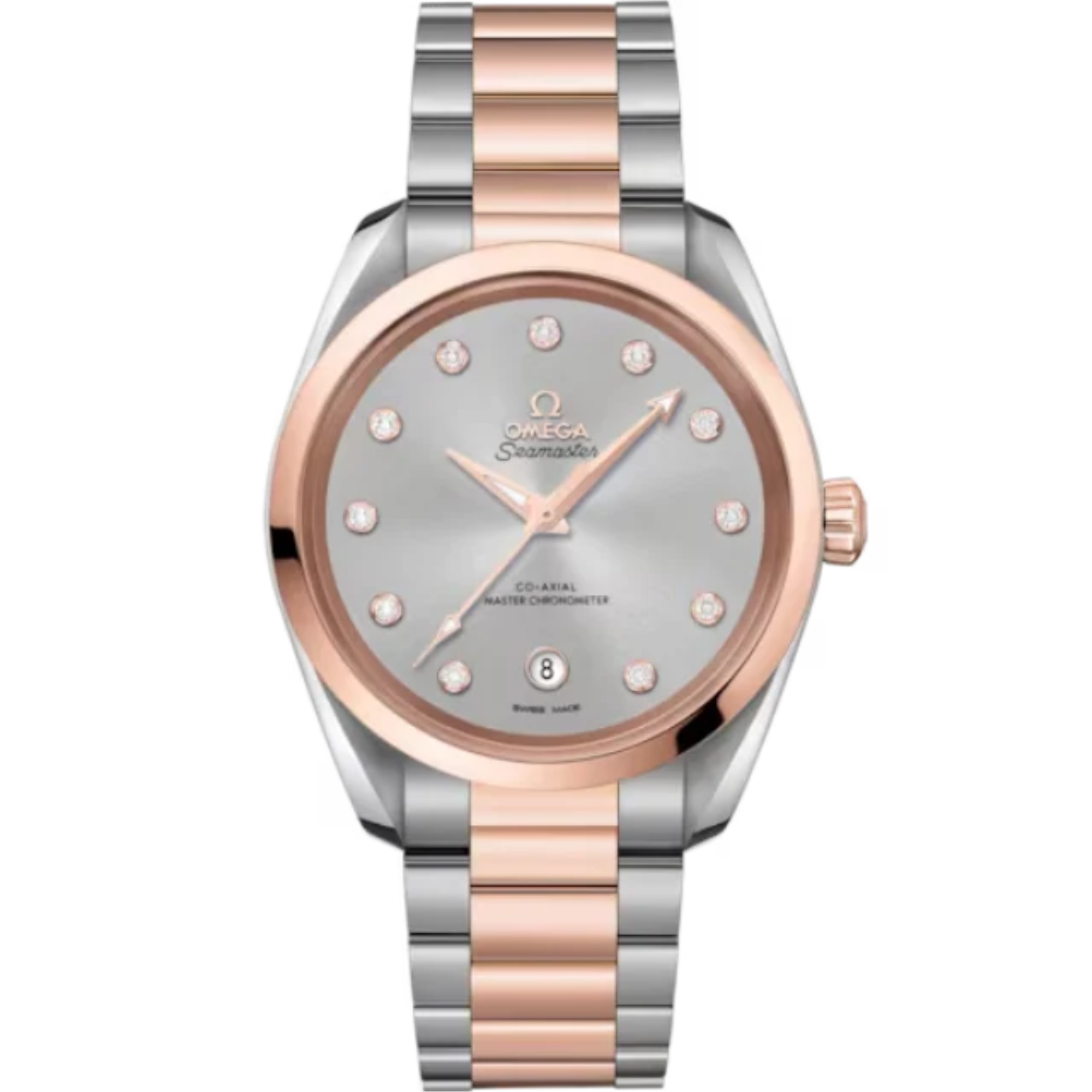 SEAMASTER AQUA TERRA 150M 38 MM STAINLESS STEEL - SEDNA™ GOLD WITH GREY DIAL - Omega
