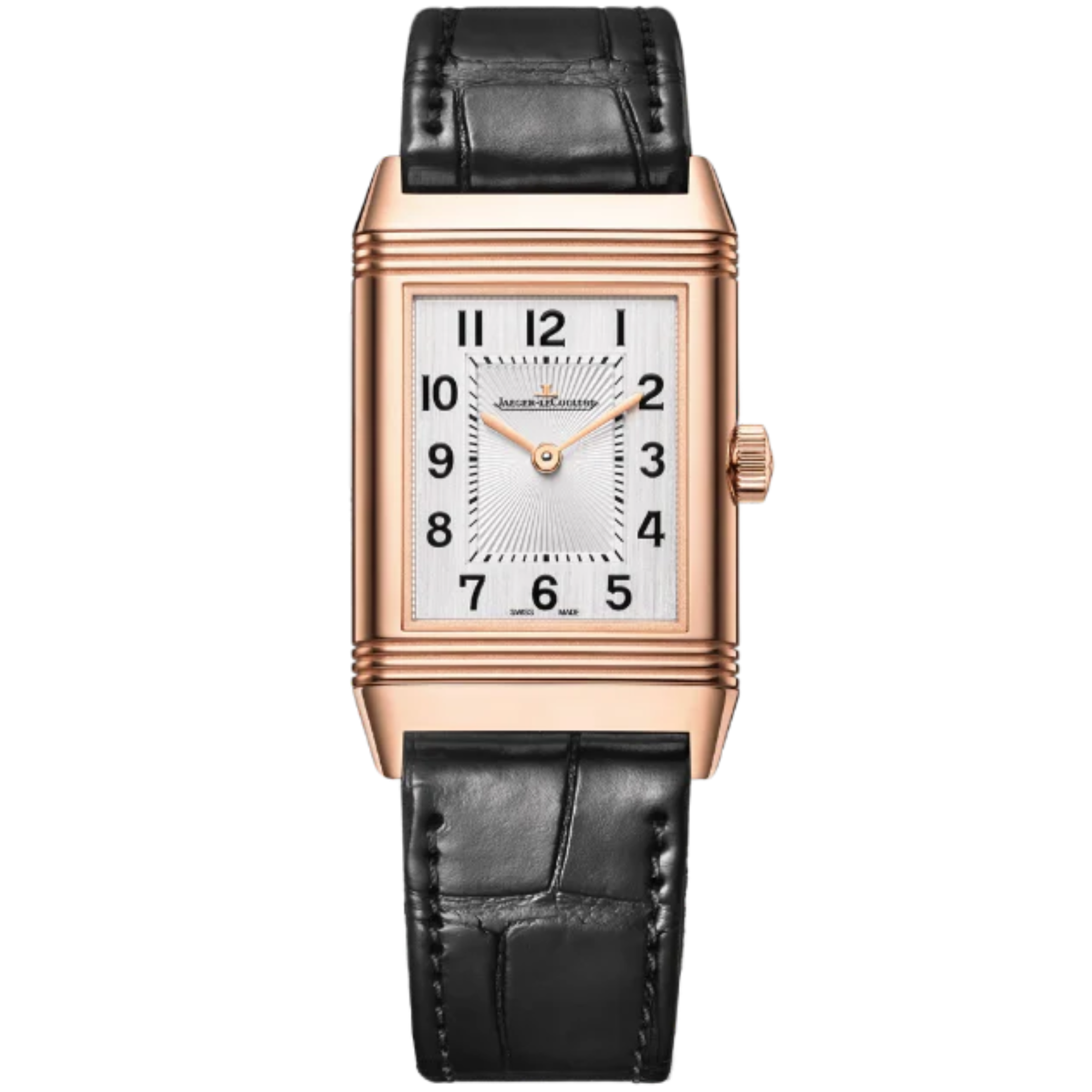 REVERSO CLASSIC MONOFACE 40 MM 18K ROSE GOLD WITH SILVER GREY DIAL - Jaeger-LeCoultre