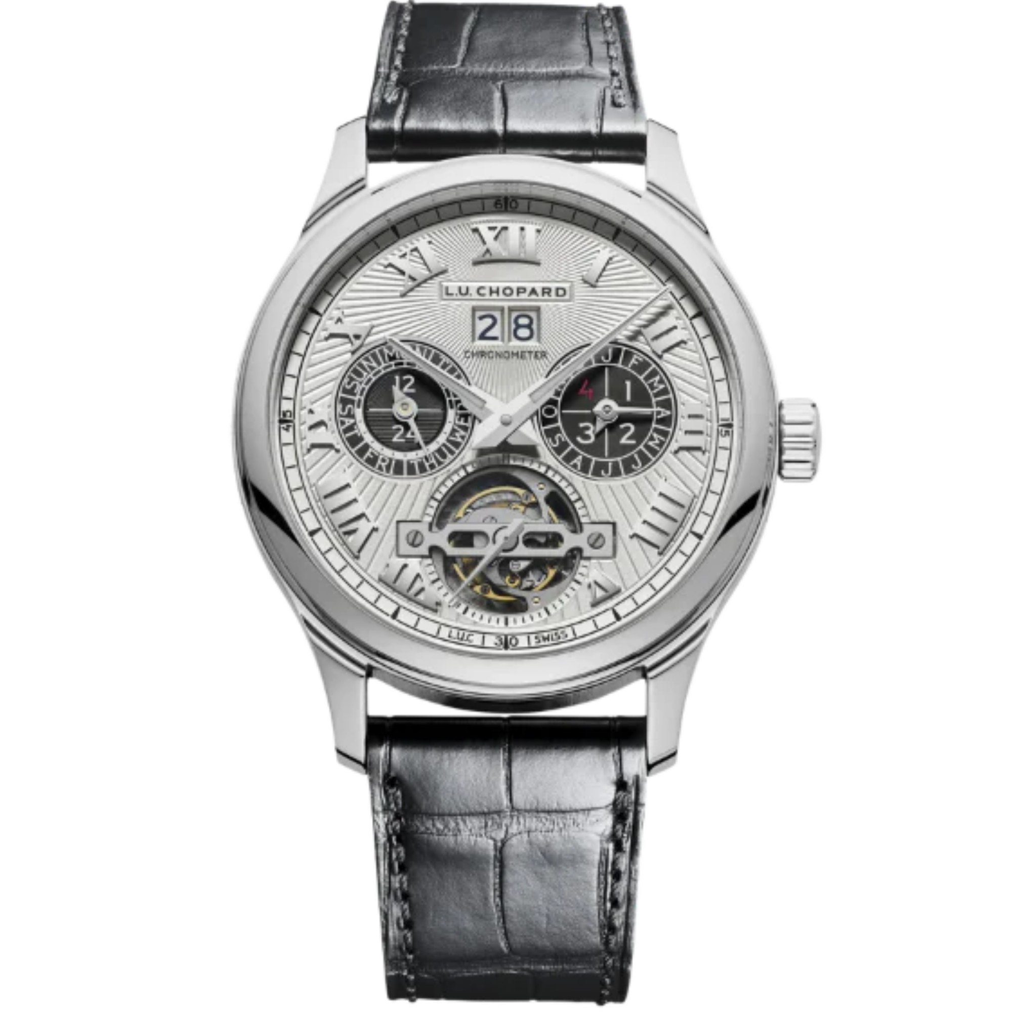 L.U.C PERPETUAL T LIMITED EDITION 43 MM PLATINUM WITH SILVER DIAL - Chopard