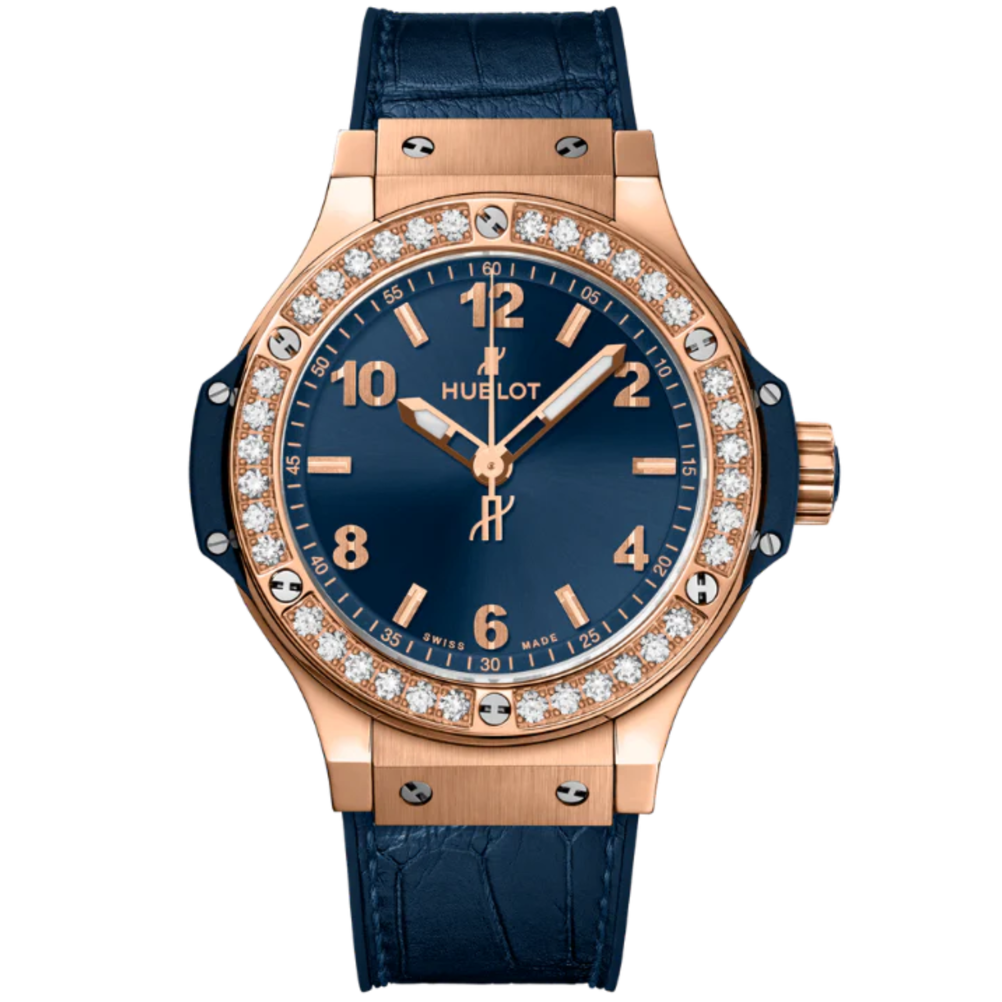 Big Bang 38mm GOLD BLUE DIAMONDS - Hublot