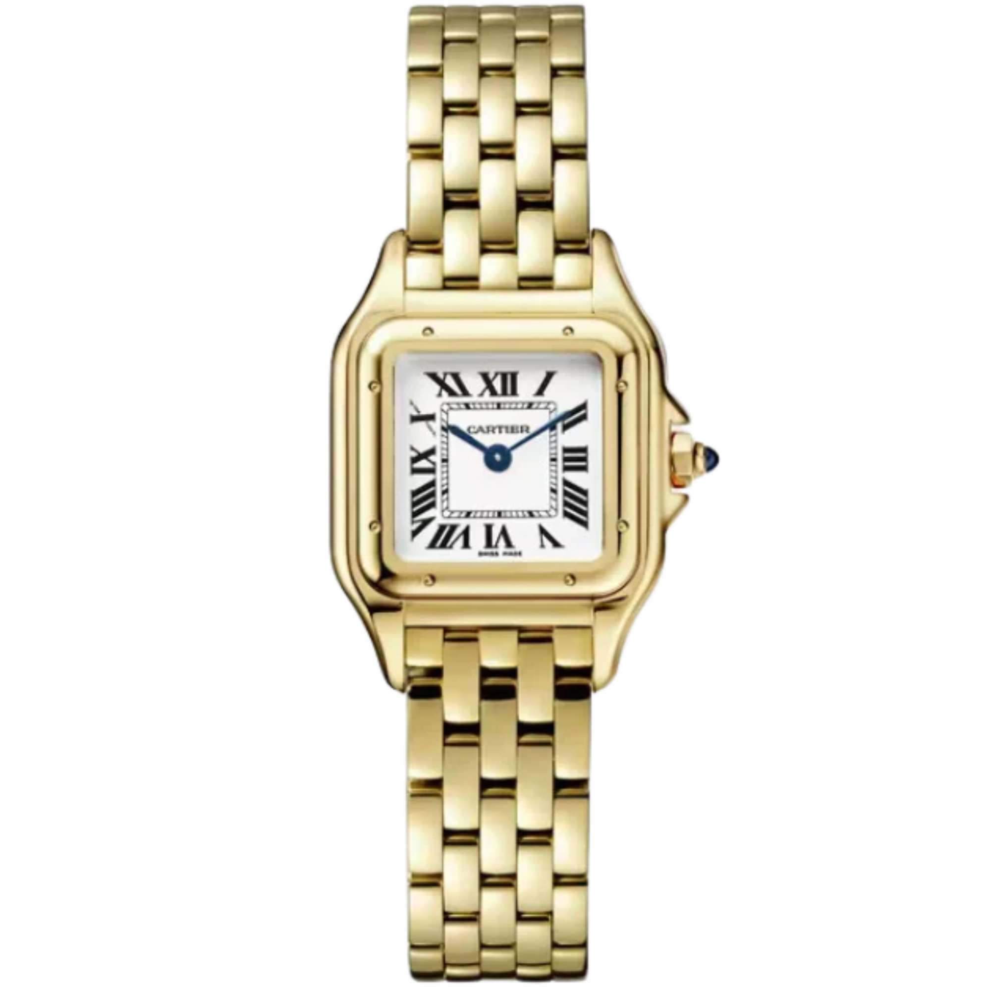 PANTHERE DE CARTIER 30 MM YELLOW GOLD WITH SILVER DIAL - Cartier