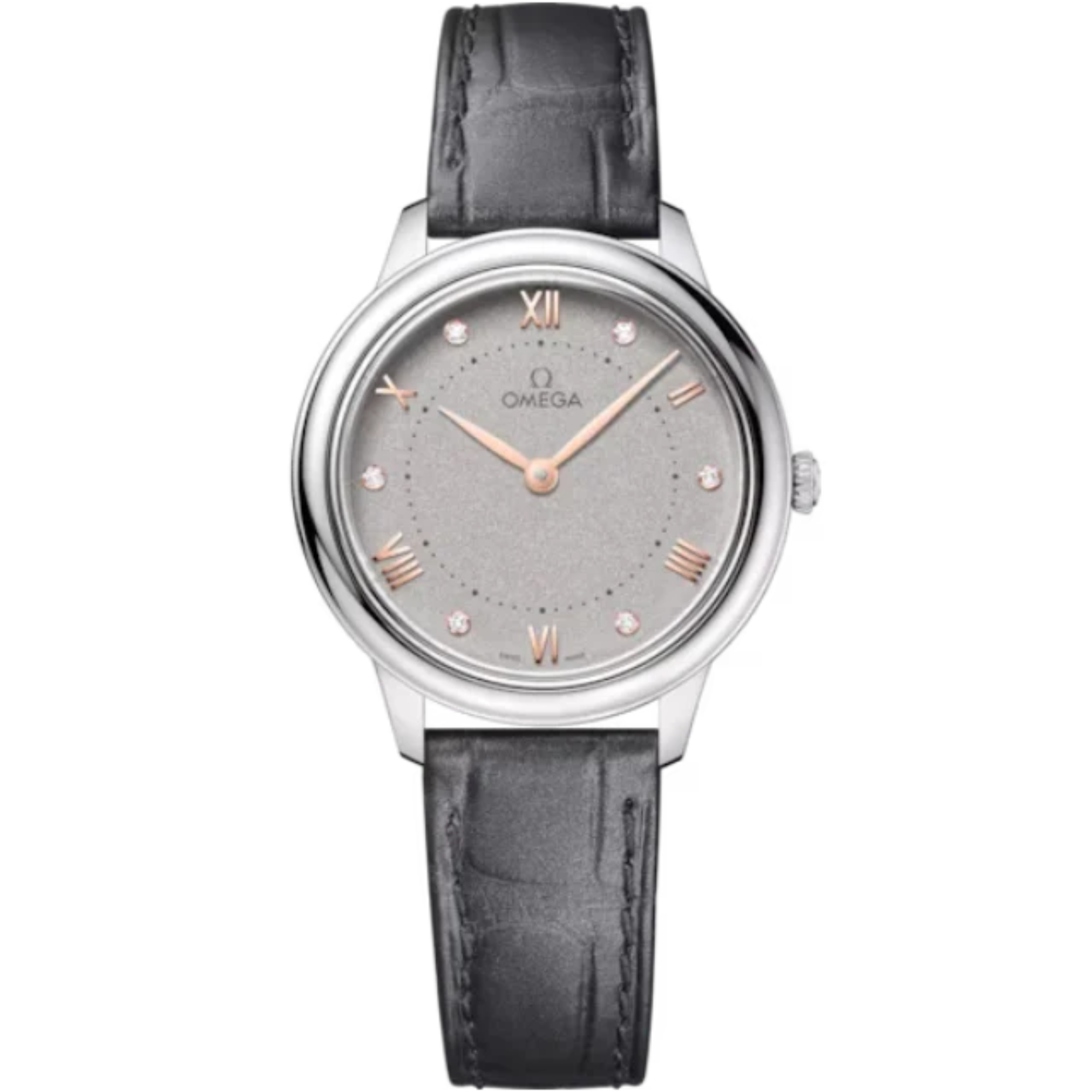 DE VILLE PRESTIGE 30 MM STAINLESS STEEL WITH GREY DIAL - Omega