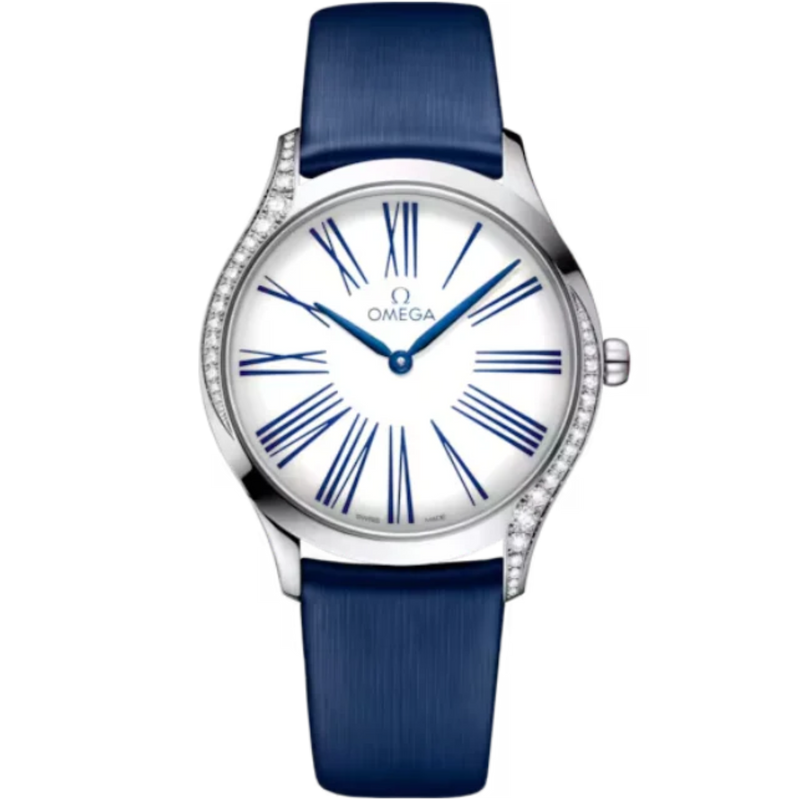 DE VILLE TRÉSOR 36 MM STAINLESS STEEL WITH WHITE DIAL - Omega