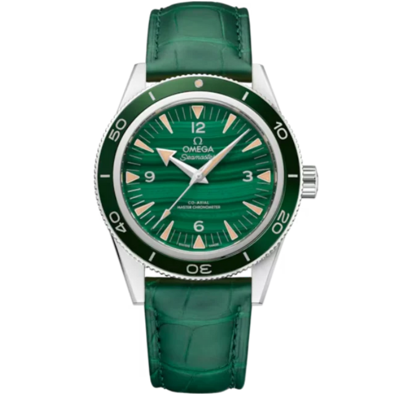 SEAMASTER 300 41 MM PLATINUM WITH GREEN DIAL - Omega
