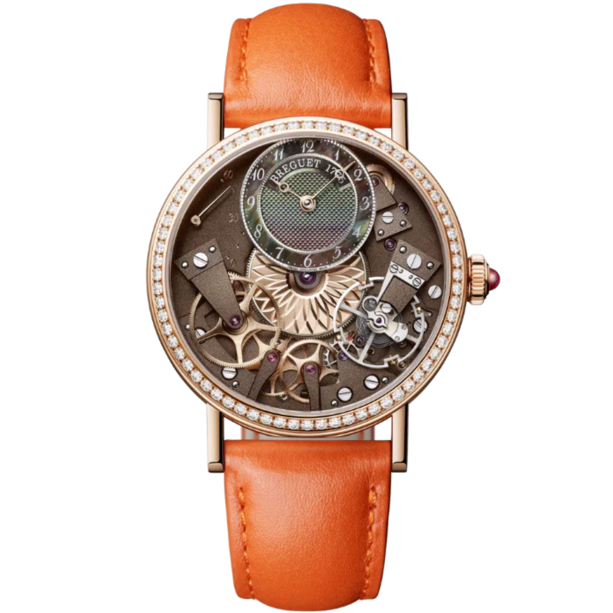 TRADITION DAME 7038 37 MM 18K ROSE GOLD WITH TAHITIAN MOTHER OF PEARL DIAL - Chopard