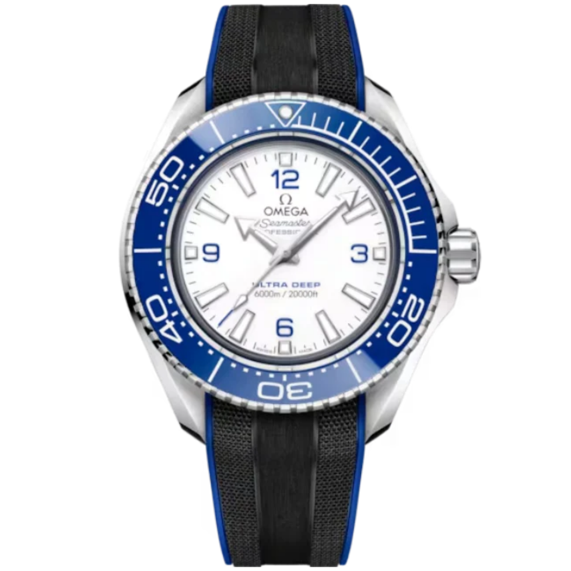 SEAMASTER PLANET OCEAN 6000M ULTRA DEEP 45 MM O-MEGASTEEL WITH WHITE DIAL - Omega