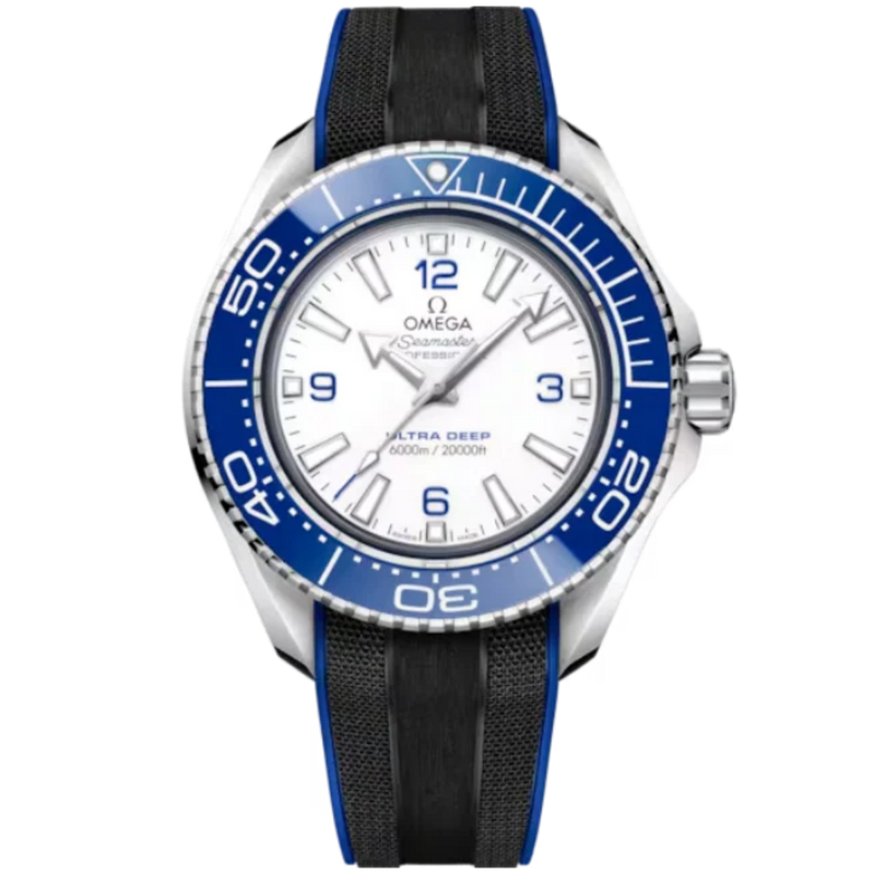 SEAMASTER PLANET OCEAN 6000M ULTRA DEEP 45 MM O-MEGASTEEL WITH WHITE DIAL - Omega
