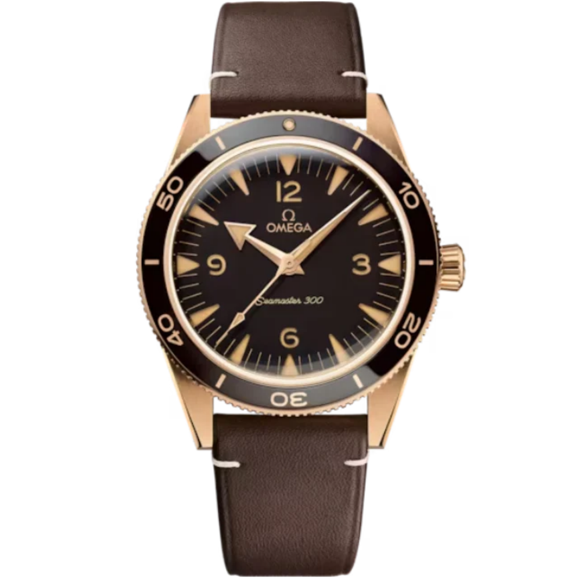 SEAMASTER 300 41 MM BRONZE GOLD WITH BLACK DIAL - Omega